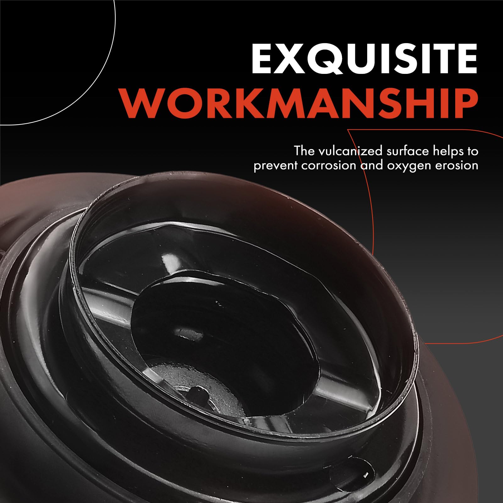 A-Premium Front Driver Or Passenger Side Suspension Strut Mount Compatible With Ford Edge Mustang 2011-2014 Lincoln Mkx 2011-201