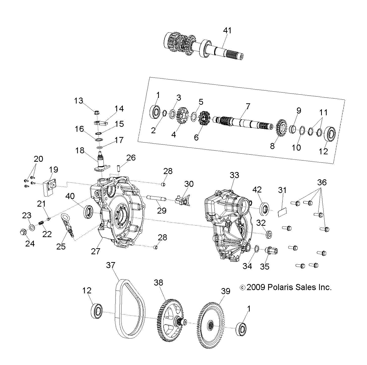 Polaris Atv Silent Chain, Genuine Oem Part 3233111, Qty 1