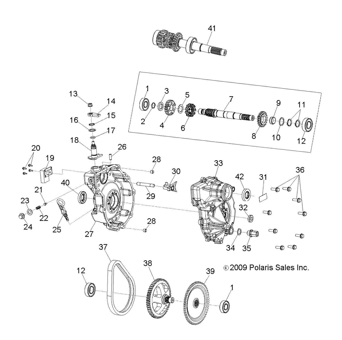 Polaris Atv Silent Chain, Genuine Oem Part 3233111, Qty 1