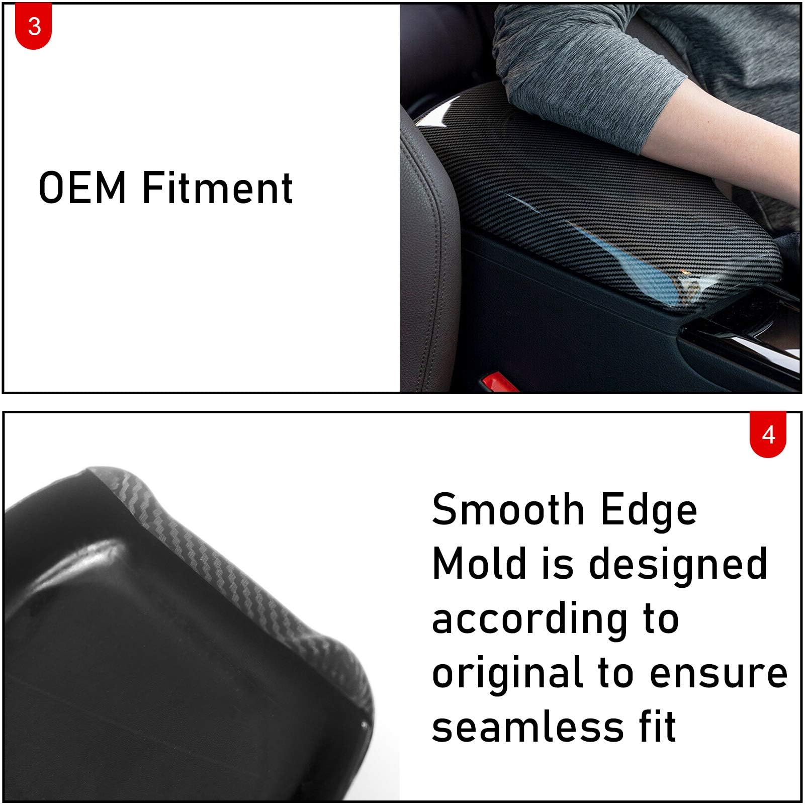 TTCR-II Compatible with BMW 3 Series Center Console Cover 2013-2018, for BMW F30 F31 Center Console Cover 320i 328d 328i 330i 33