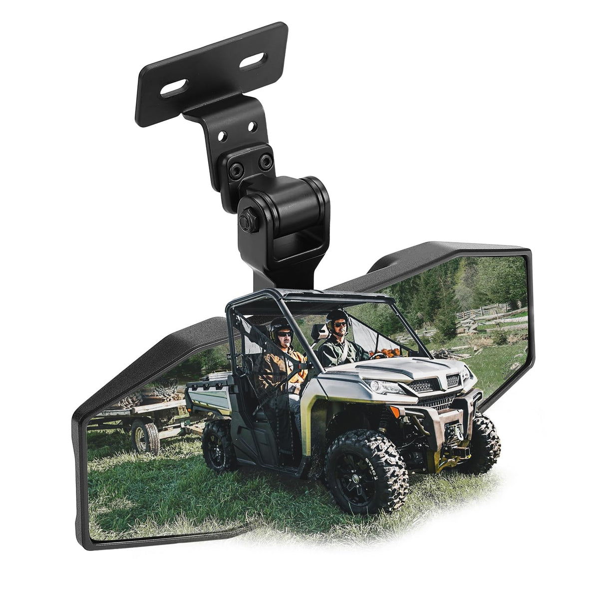 Kemimoto Rear View Mirror Compatible With Cfmoto Uforce 1000/1000 Xl, Uforce Center Mirror Rearview Mirror Replace 2019 2020 202