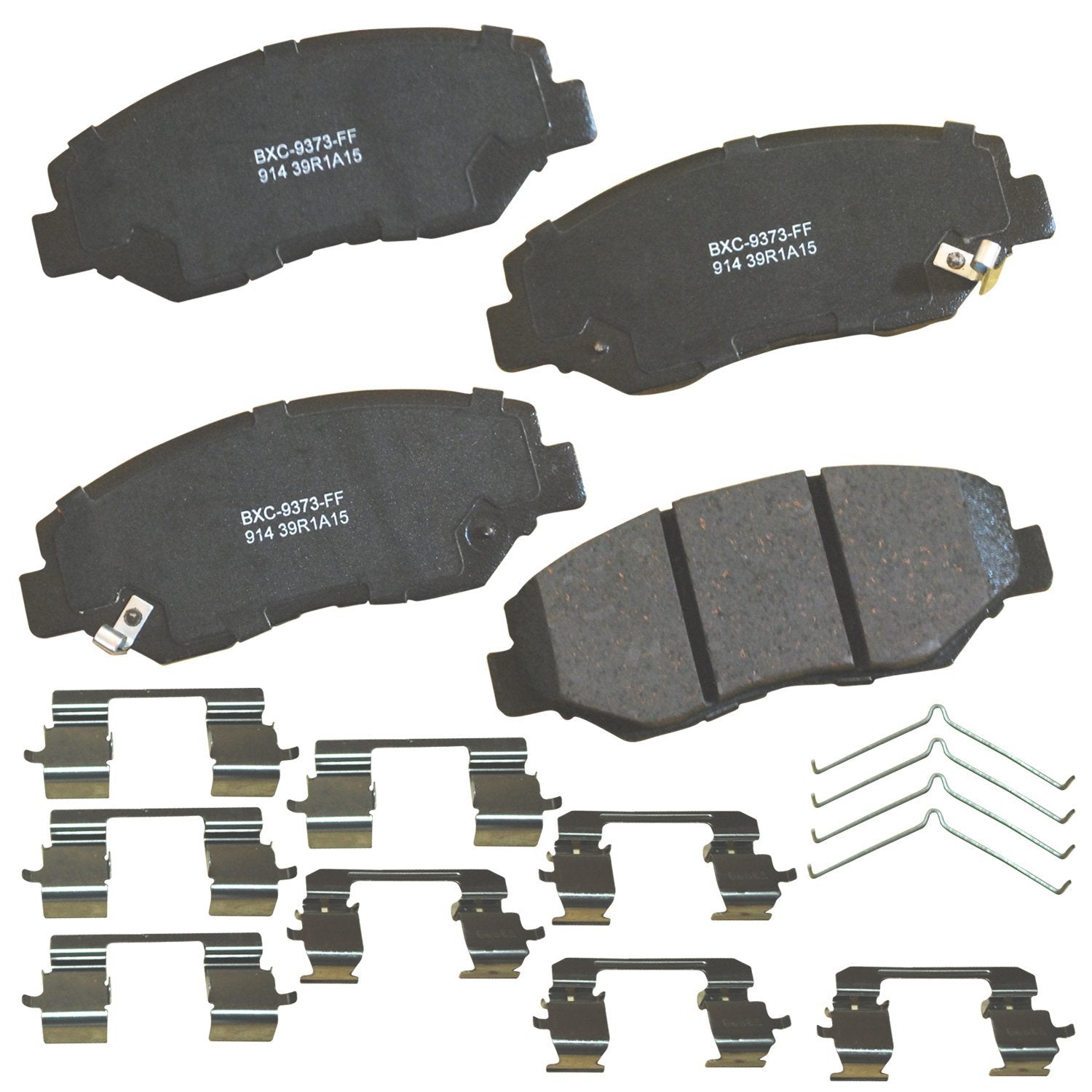 Bendix Premium Sbc914 Ceramic Front Brake Pads For Acura Ilx 2015-2013, Honda Accord 2017-2003, Civic 2021-2012, Cr-V 2006-2002,