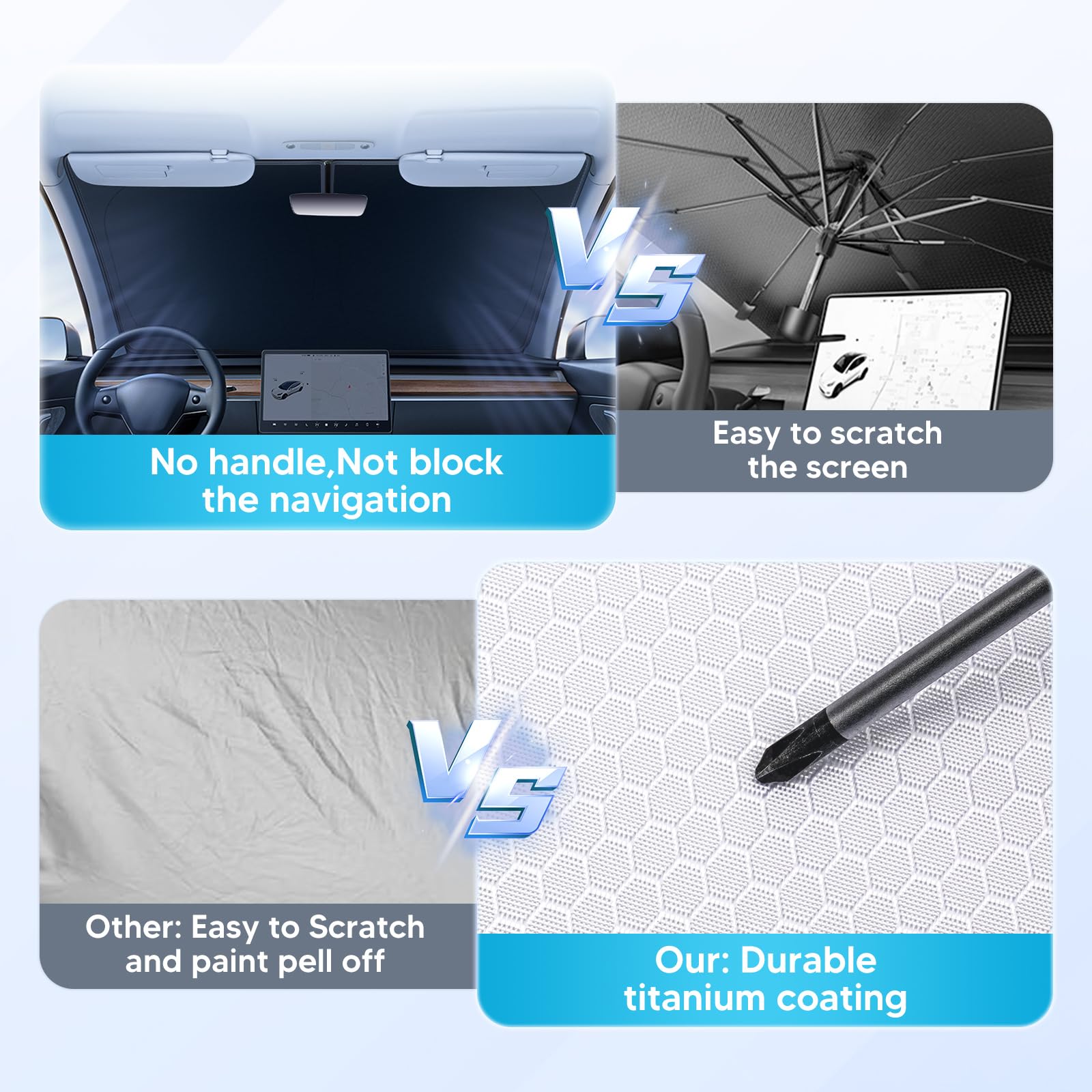 Windshield Sun Shade Fits For Chevy Equinox 2025 2026 Foldable Car Front Window Sunshade For Equinox Accessories Sun Visor