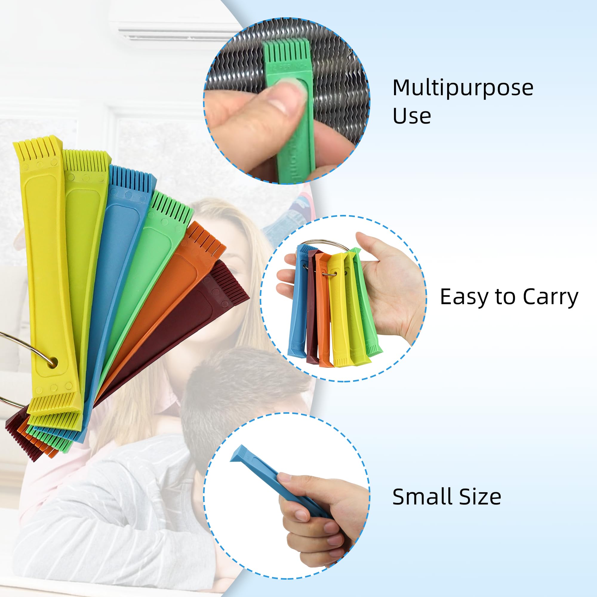 Ami Parts Fcr6 Fin Comb Set For Air Conditioner Fcr6 Coil Fin Comb Ring Straighten Evaporator Condensor Multi