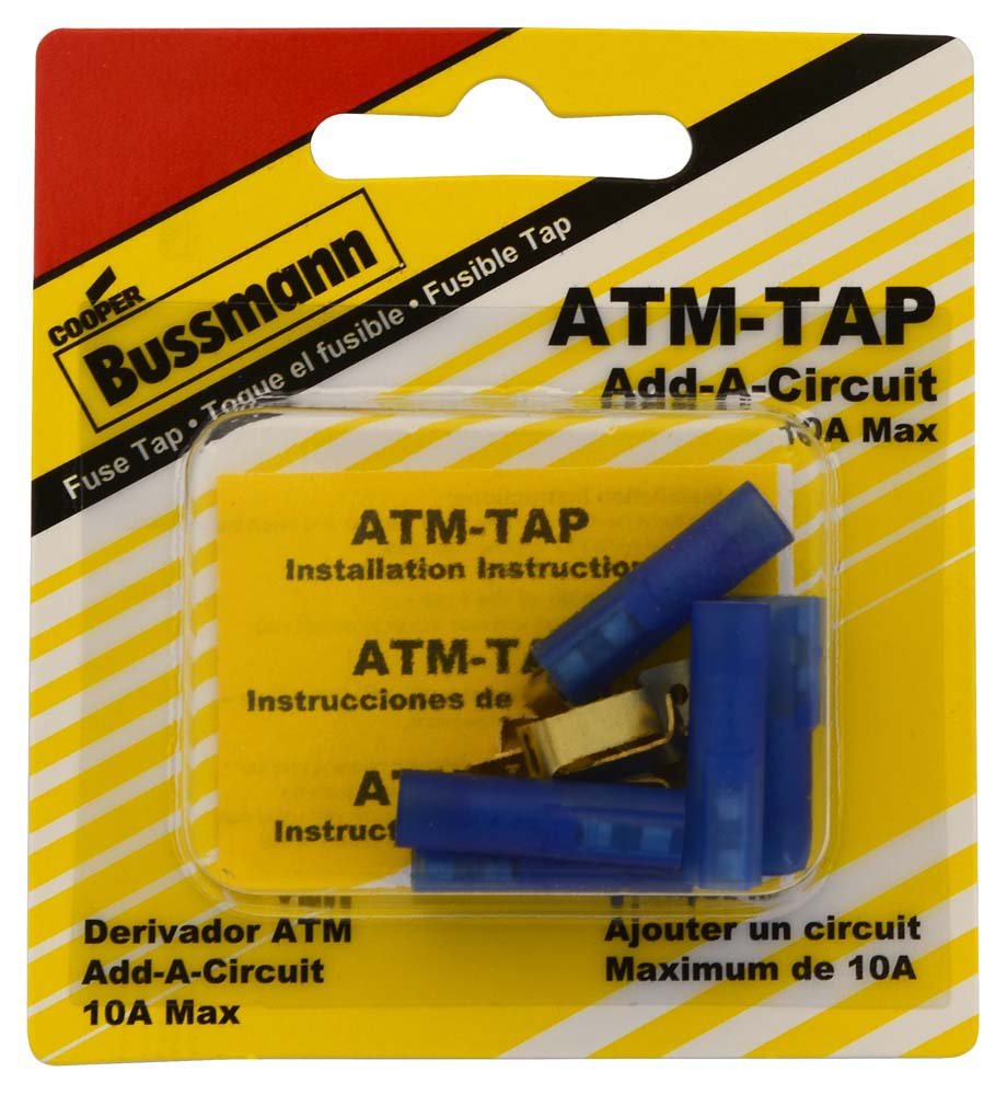 Bussmann (Bp/Atm-Tap-Rp) Atm Fuse Tap For Existing Circuit - 5 Piece