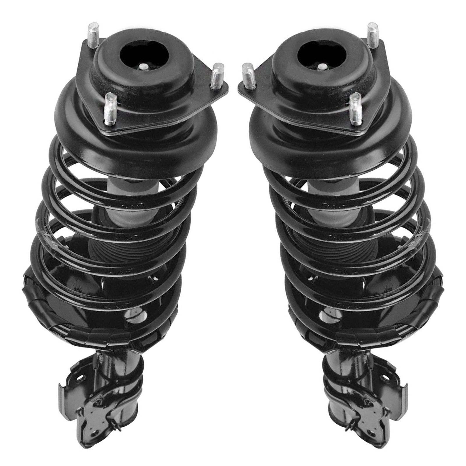 Trq Front Strut & Coil Spring Assembly Set Driver & Passenger Sides Compatible With 97-99 Infiniti Qx4 96-99 Nissan Pathfinder