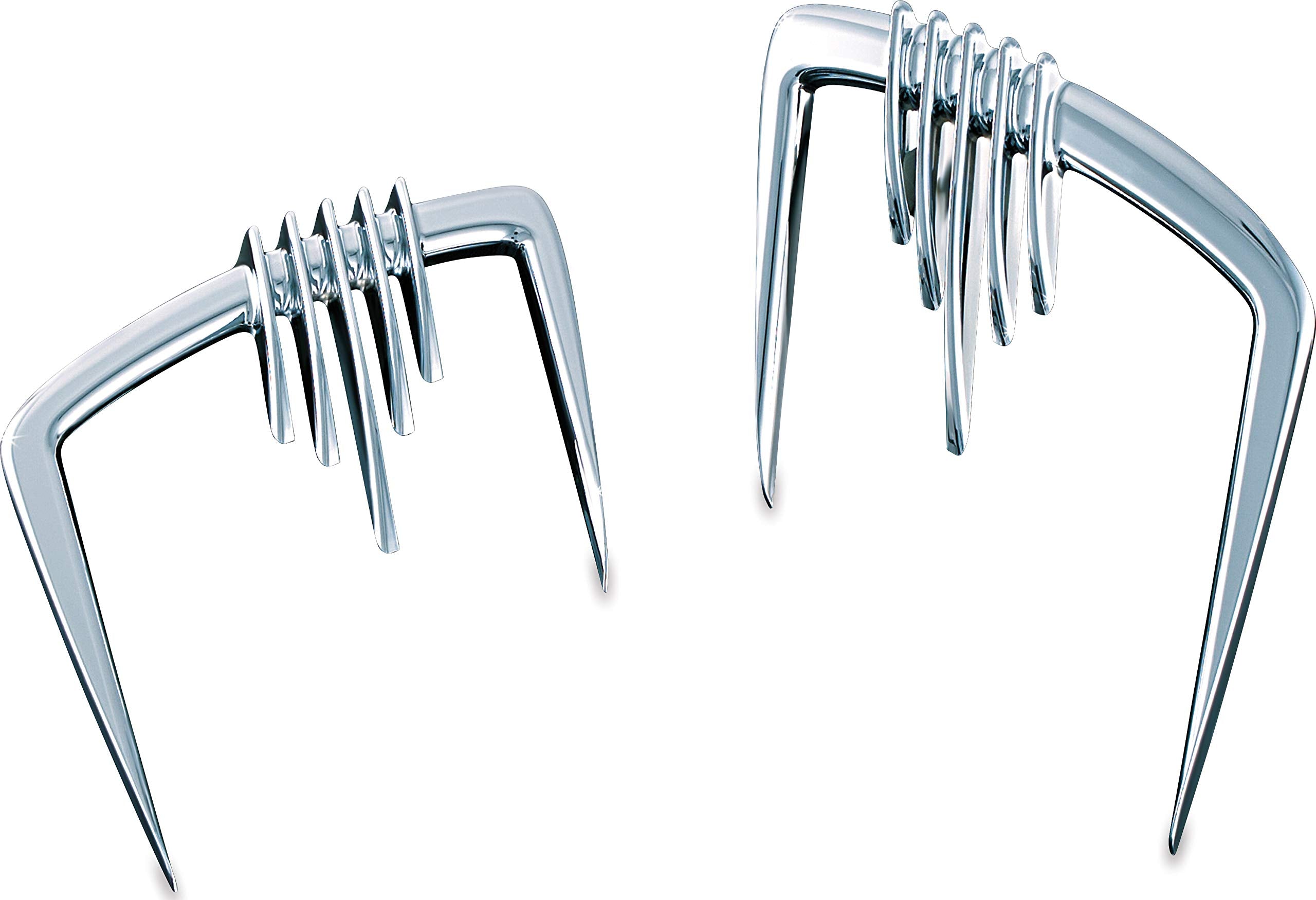 Kuryakyn 3769 Motorcycle Accent Accessory: Glove Box Accents For 1998-13 Harley-Davidson Motorcycles, Chrome, 1 Pair