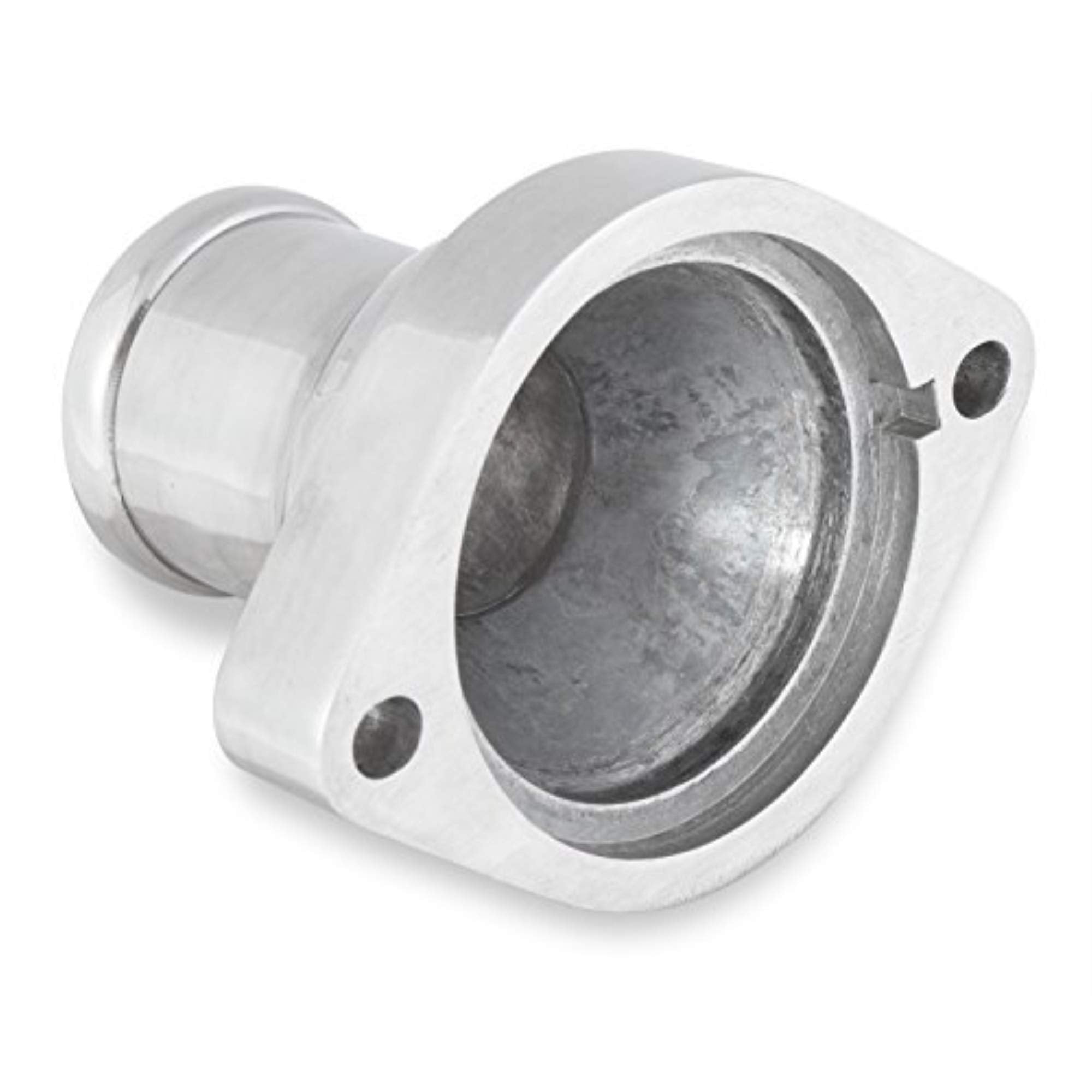 Mr. Gasket 2671Na Water Neck Straight Style Polished Aluminum Finish Incl. Stainless Steel Mounting Bolts Water Neck