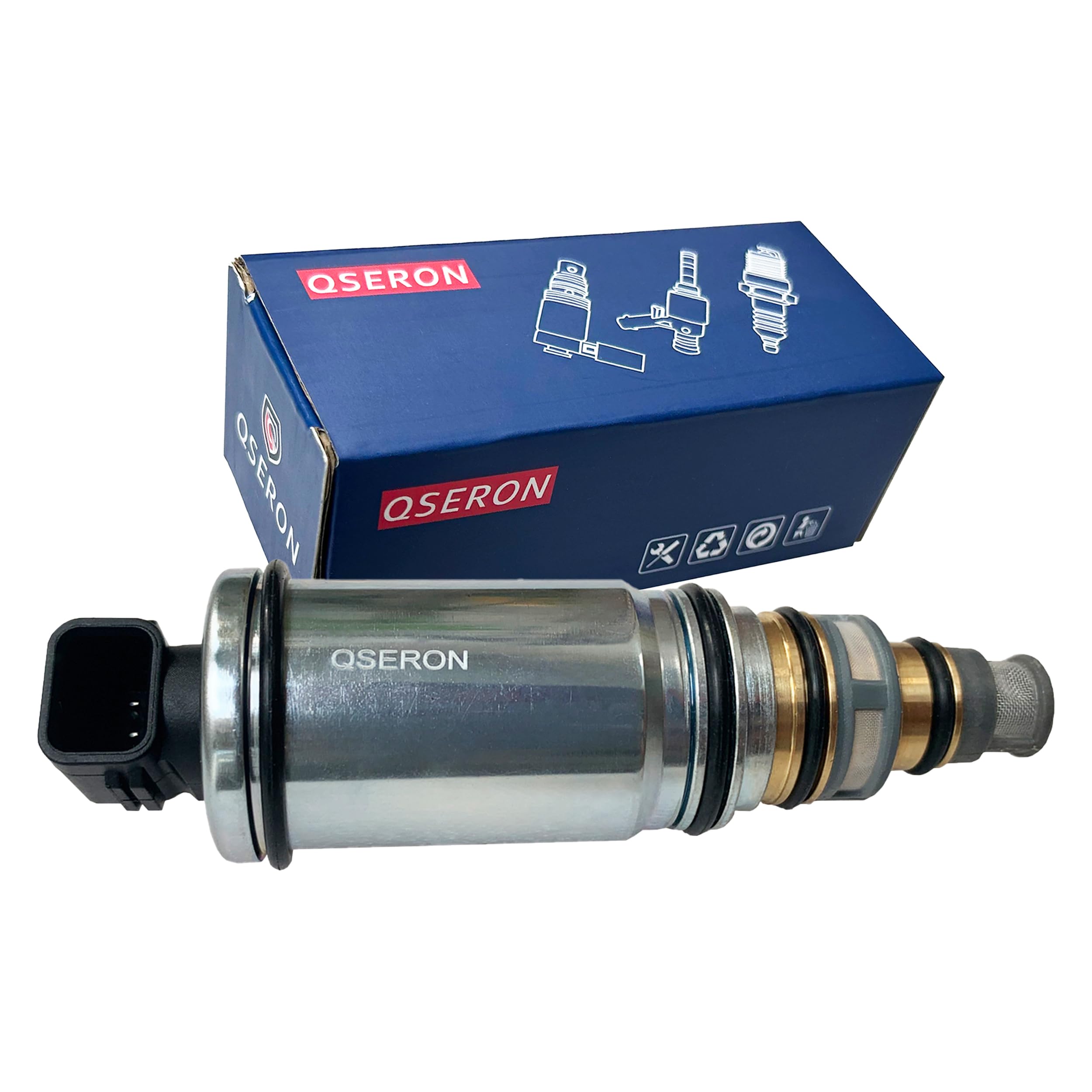 QSERON AC Compressor Control Solenoid Valve for Hyundai Sonata 2.0L 2.4L 2011-2014 Elantra Kia Optima K5, Kia R  o 2018,VS16E VS