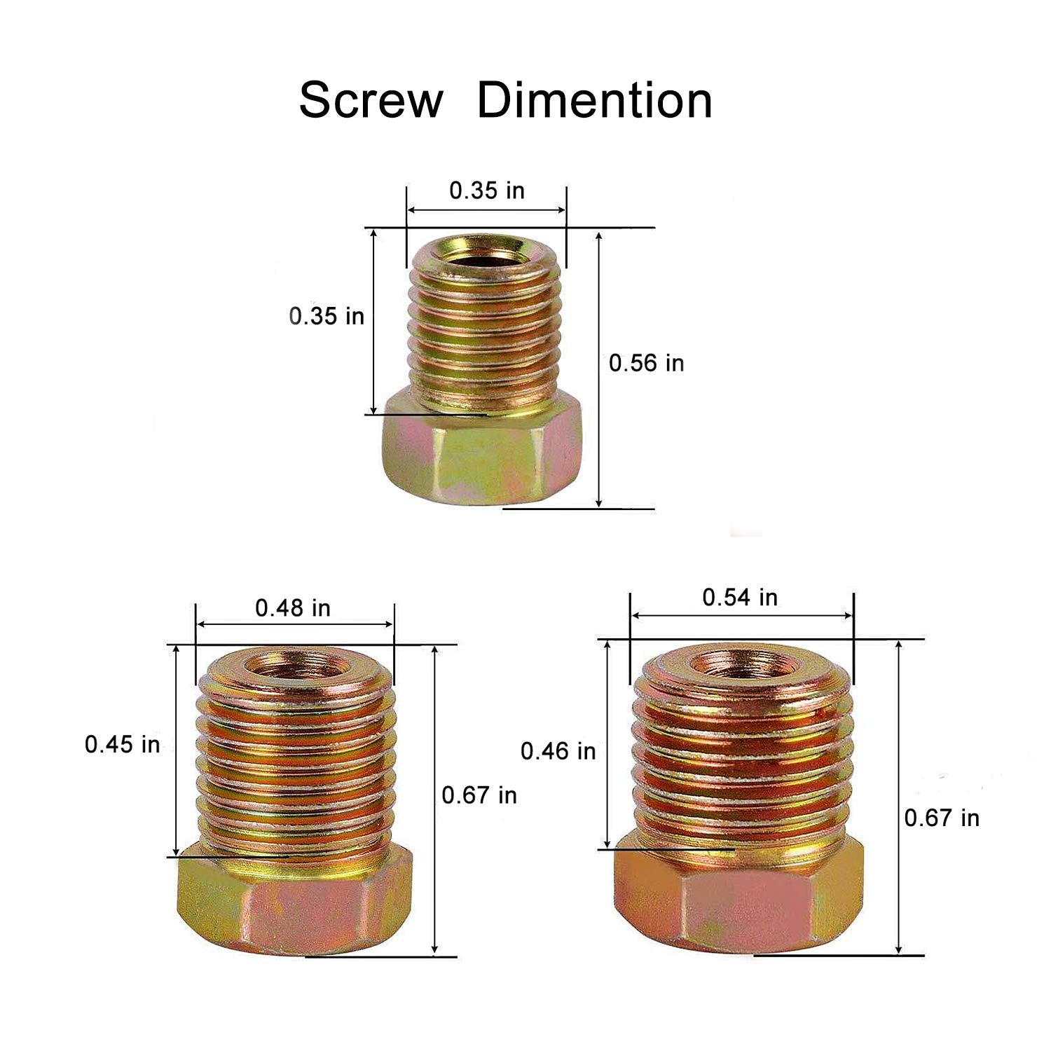 Muhize 25 Ft. Of 1/4 Brake Line Tubing Kit - Flexible Zinc-Coated Steel Tube Roll 25 Ft 1/4 Rustproof, Corrosion Protection (Includes 16 Inverted Flare Fittings)
