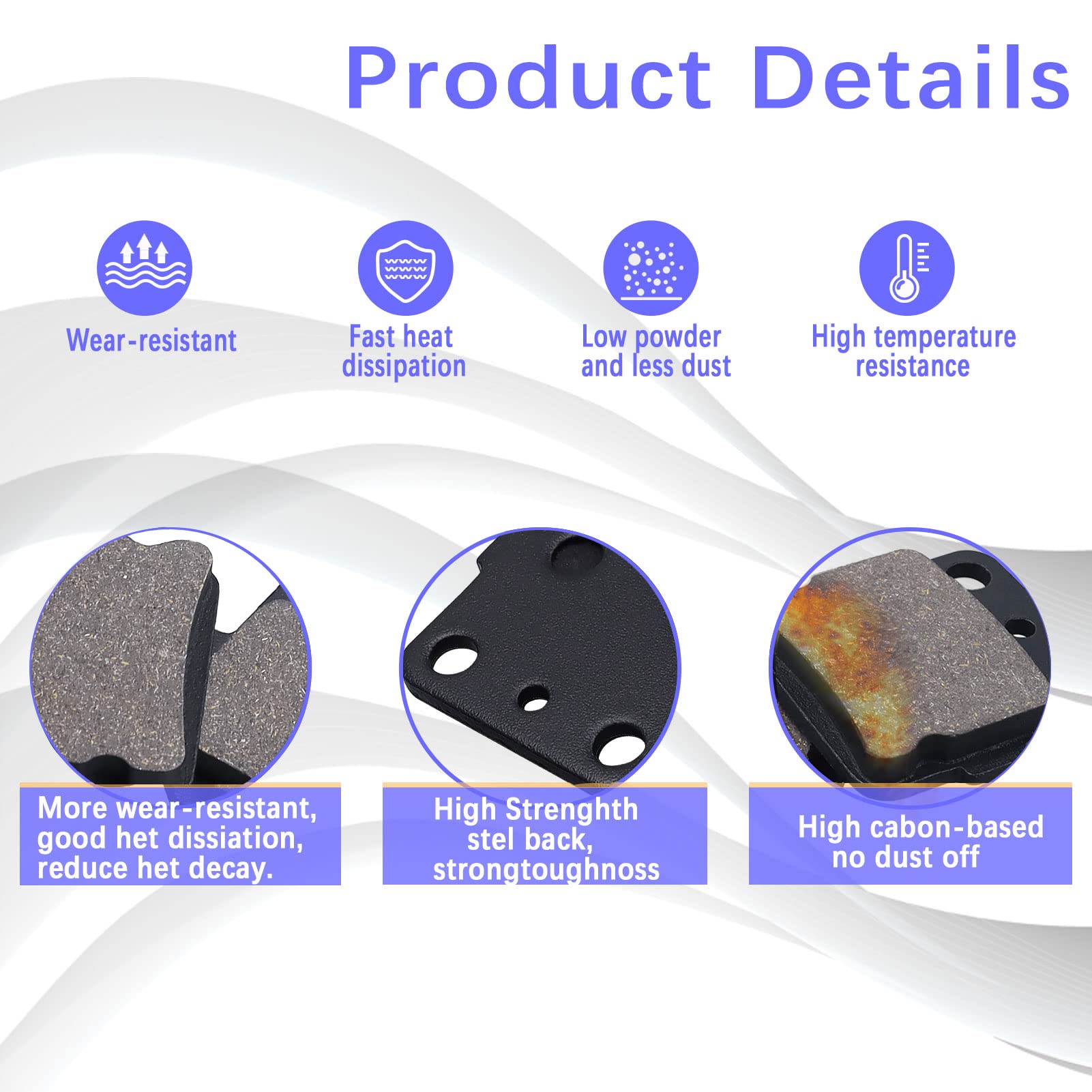 400EX Front and Rear Brake Pads for Honda TRX400EX TRX 400EX 1999-2009?TRX300EX TRX 300EX 1993-2009 ?For Yamaha YFM350X Warrior