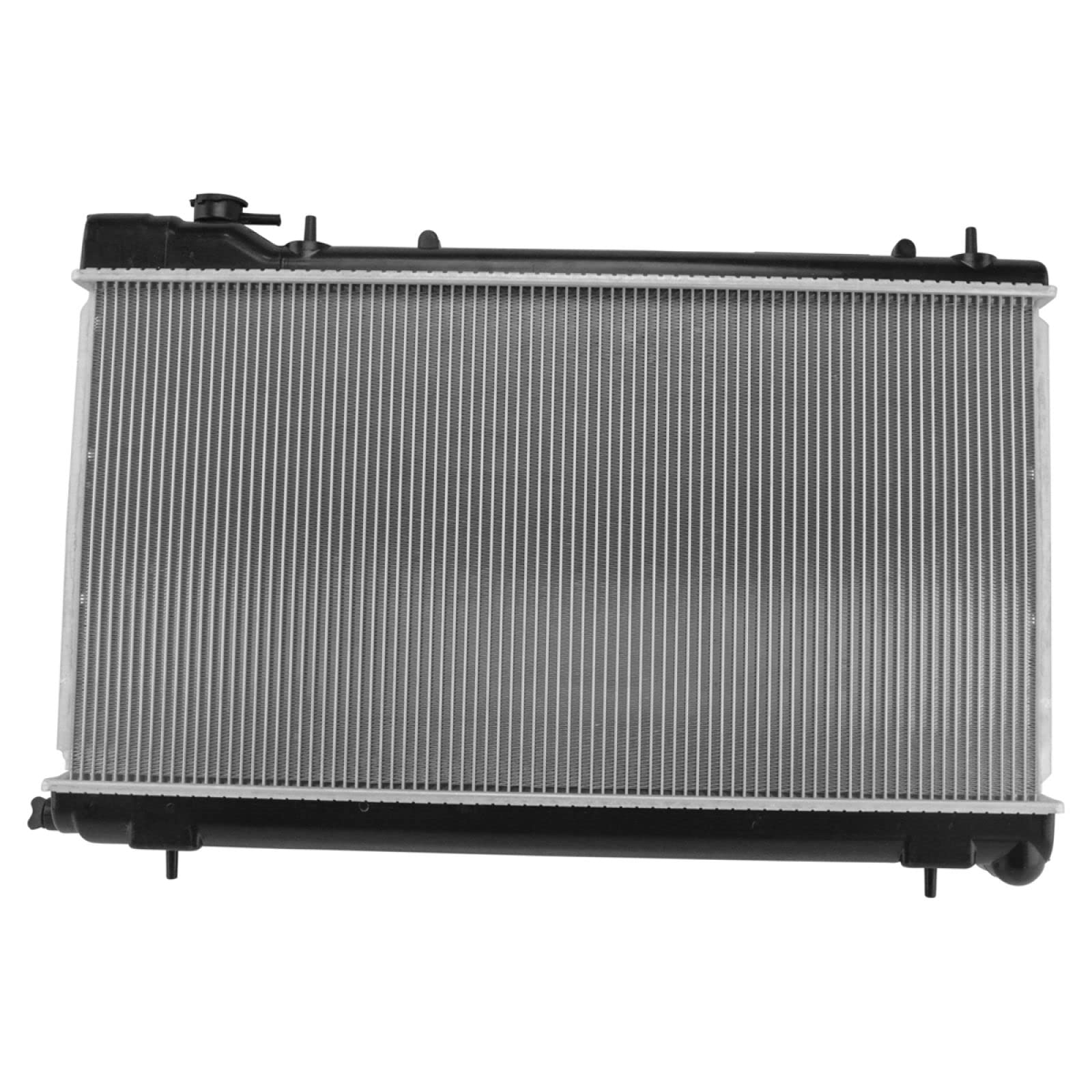 Trq Radiator Assembly Aluminum Core Compatible With 03-08 Subaru Forester Cu2674 Su3010142