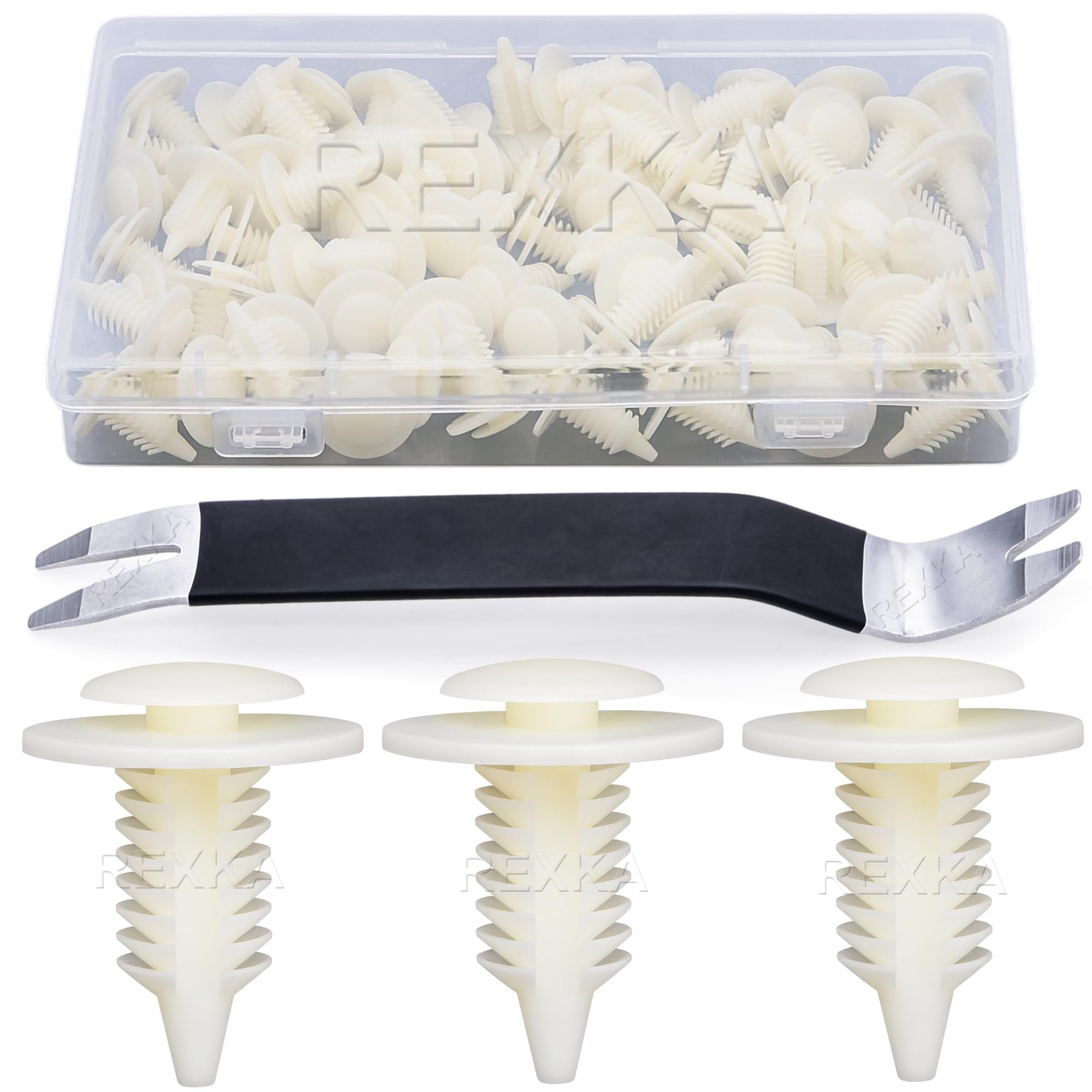 Rexka 51Pcs Door Trim Panel Retainer Clips 6503709 For Dodge Ram 1500 2500 3500 Pickup Chrysler - Multipurpose Auto Trim Panel B