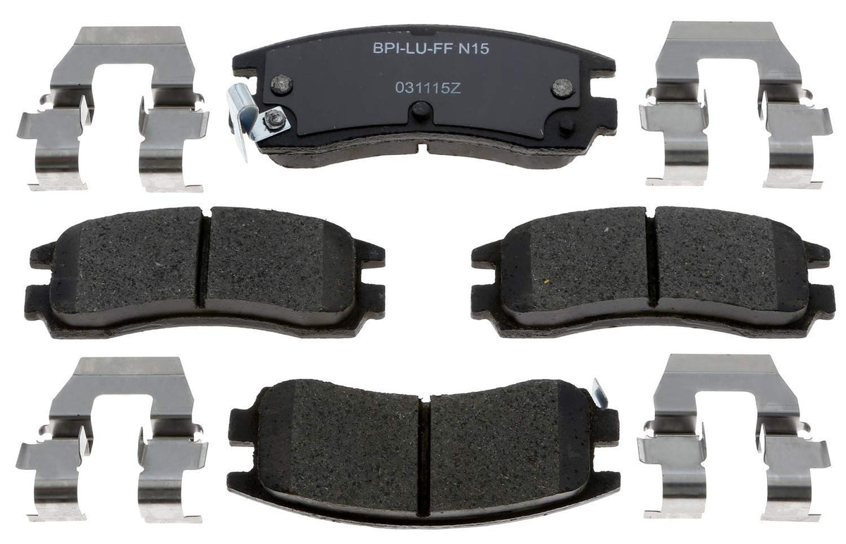 Raybestos R-Line Replacement Rear Ceramic Disc Brake Pad Set For Select Buick, Cadillac, Chevrolet, Oldsmobile, Pontiac, Saturn 