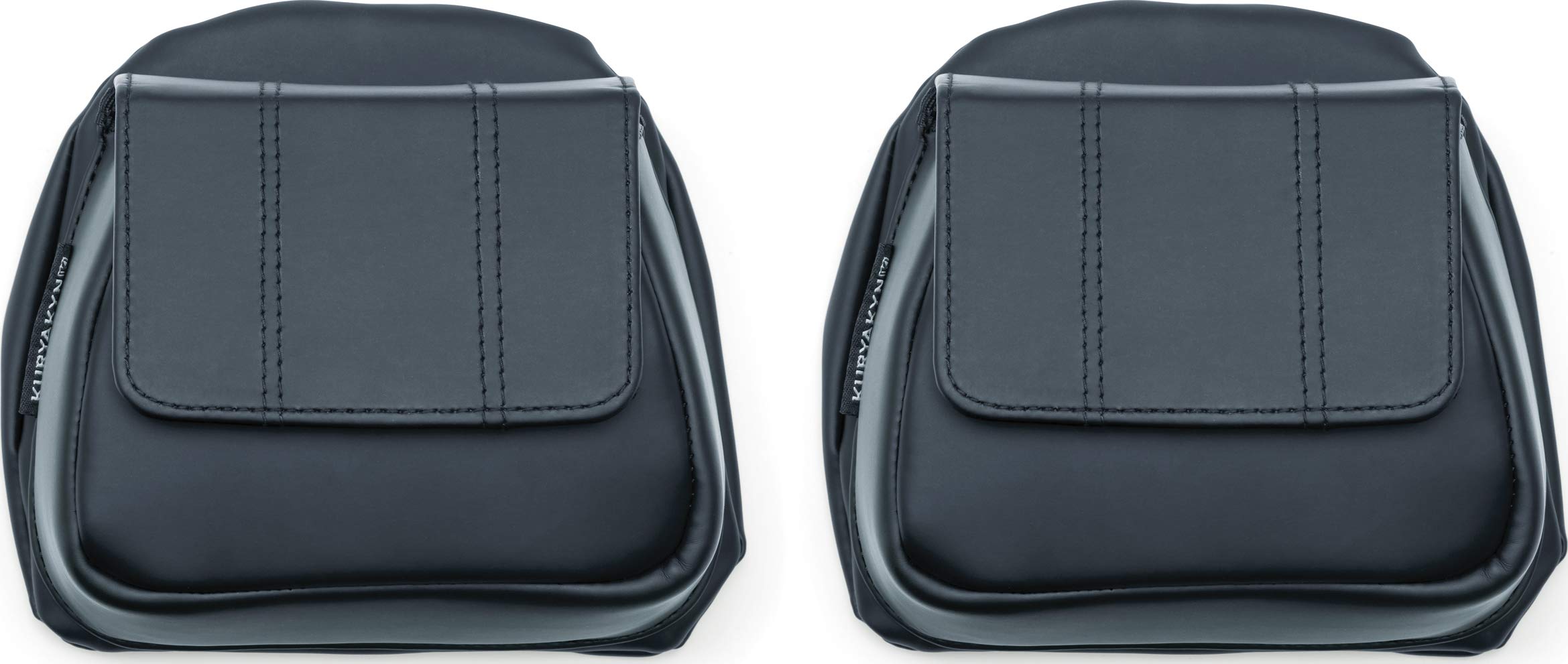 Kuryakyn 5208 Lower Fairing Panel Door Pockets With Magnetic Closures For 2014-19 Harley-Davidson Motorcycles, Black, 1 Pair, L/