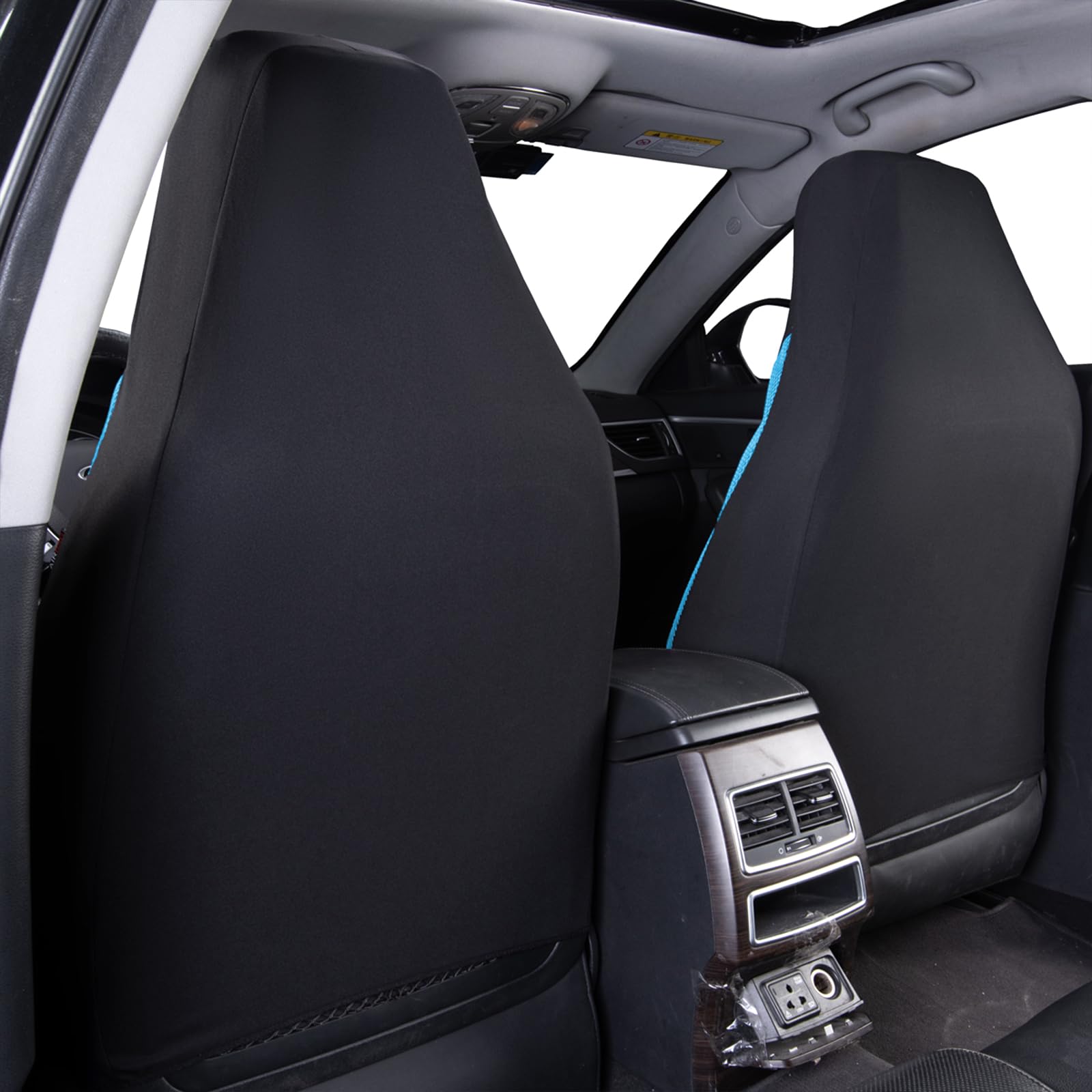 Flying Banner Butterfly Car Seat Covers Ful Set Fashion Universal Lady Woman Female Rear Bench Split Colorized (2 Fronts, Mint B