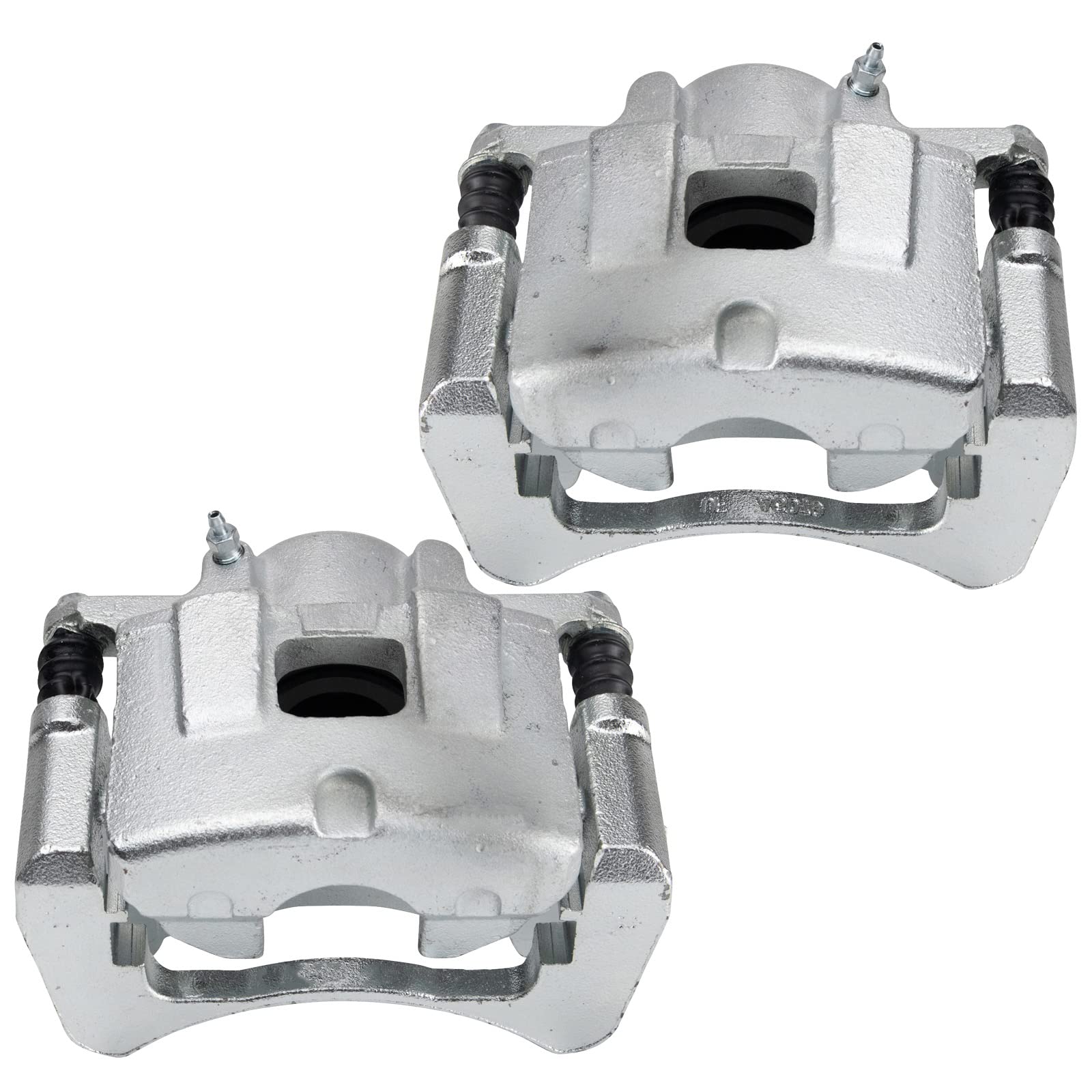 Trq Front Brake Caliper Set Compatible With 2015-2017 Chrysler 200 2014-2019 Jeep Cherokee
