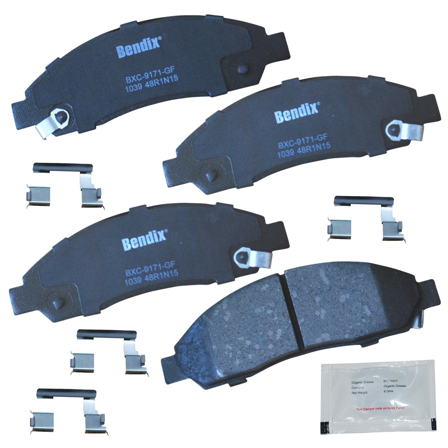 Bendix Priority1 Cfc1039 Ceramic Front Brake Pads For Chevrolet Colorado 2008-2004, Gmc Canyon 2008-2004, Isuzu I-280 2006, I-29