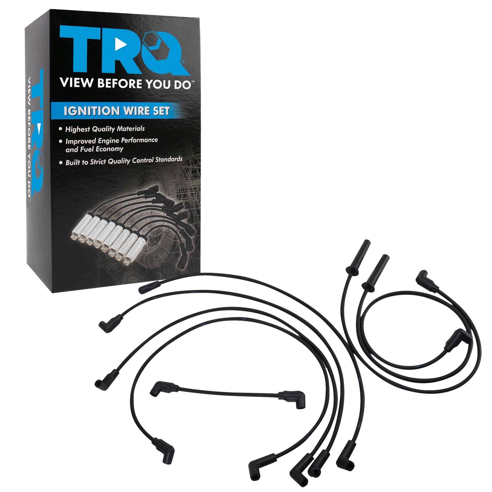 Trq Spark Plug Wire Set Compatible With 1986-1991 Chevrolet 1986-1991 Gmc