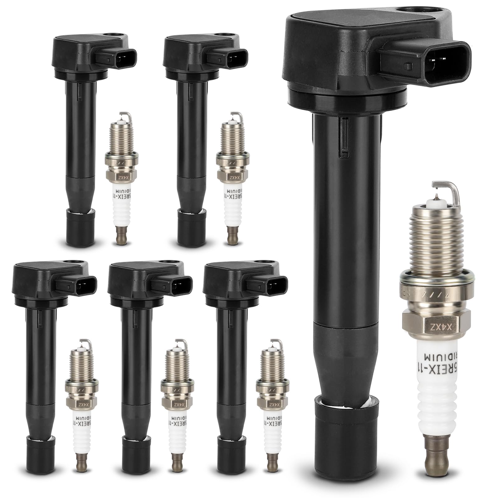 Uf242 Ignition Coil & 4503 Double Iridium Spark Plug For Honda 1999-2010 Odyssey,2000-2003 Accord/Acura 1999-2008 Tl, 2005-2008