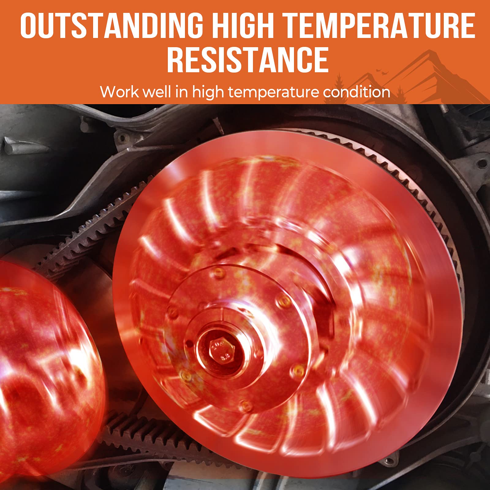 KEMIMOTO ATV/UTV Drive Belt, CVT Belt Compatible with Can-Am Maverick Commander Outlander Renegade OEM Replacement #422280360 715000302 715900030 715900212 422280364