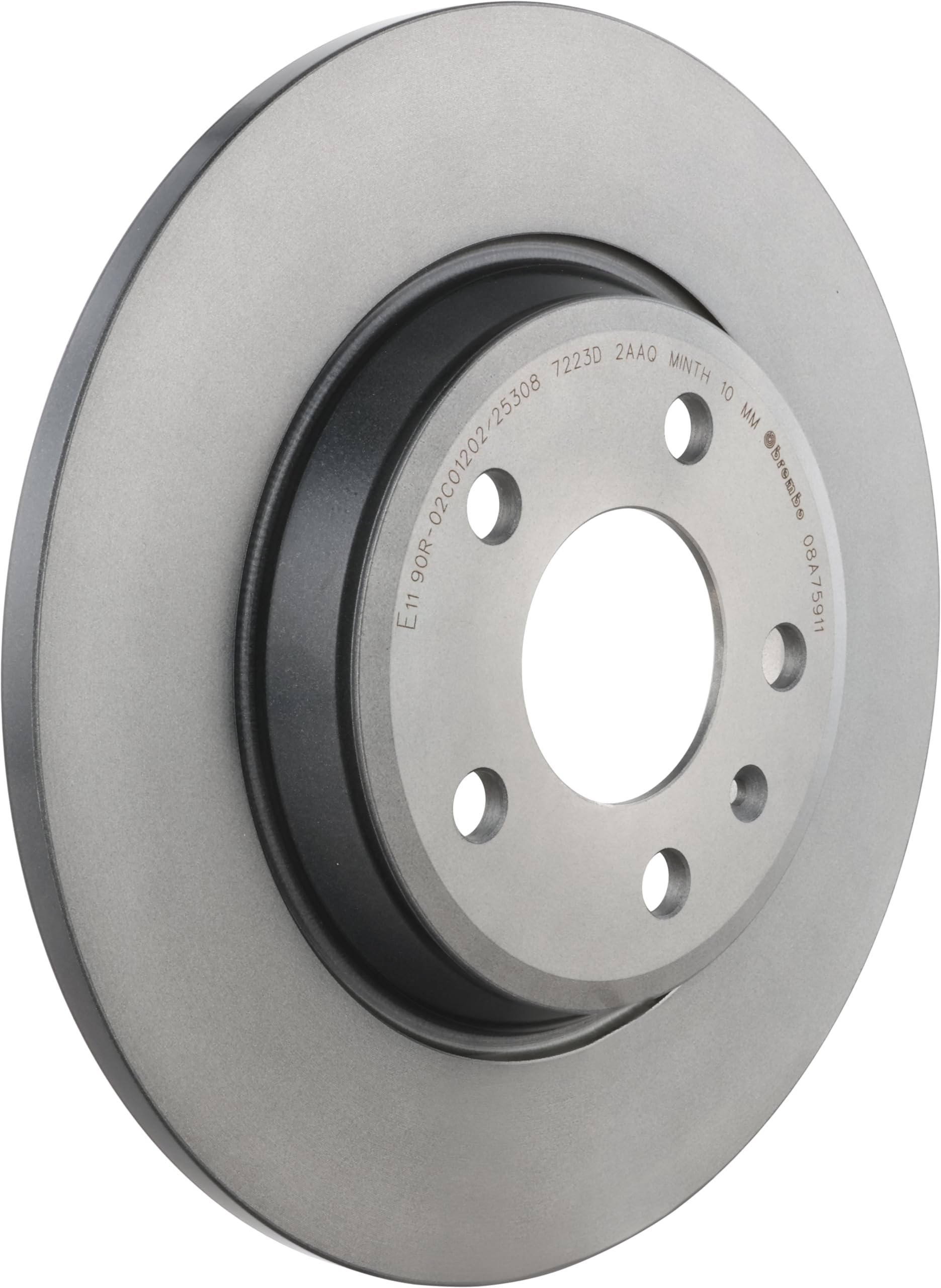 Brembo 08.A759.11 UV Coated solid Rear Brake Rotor AUDI/AUDI (FAW)/VW (SVW) OE# 8K0615601B