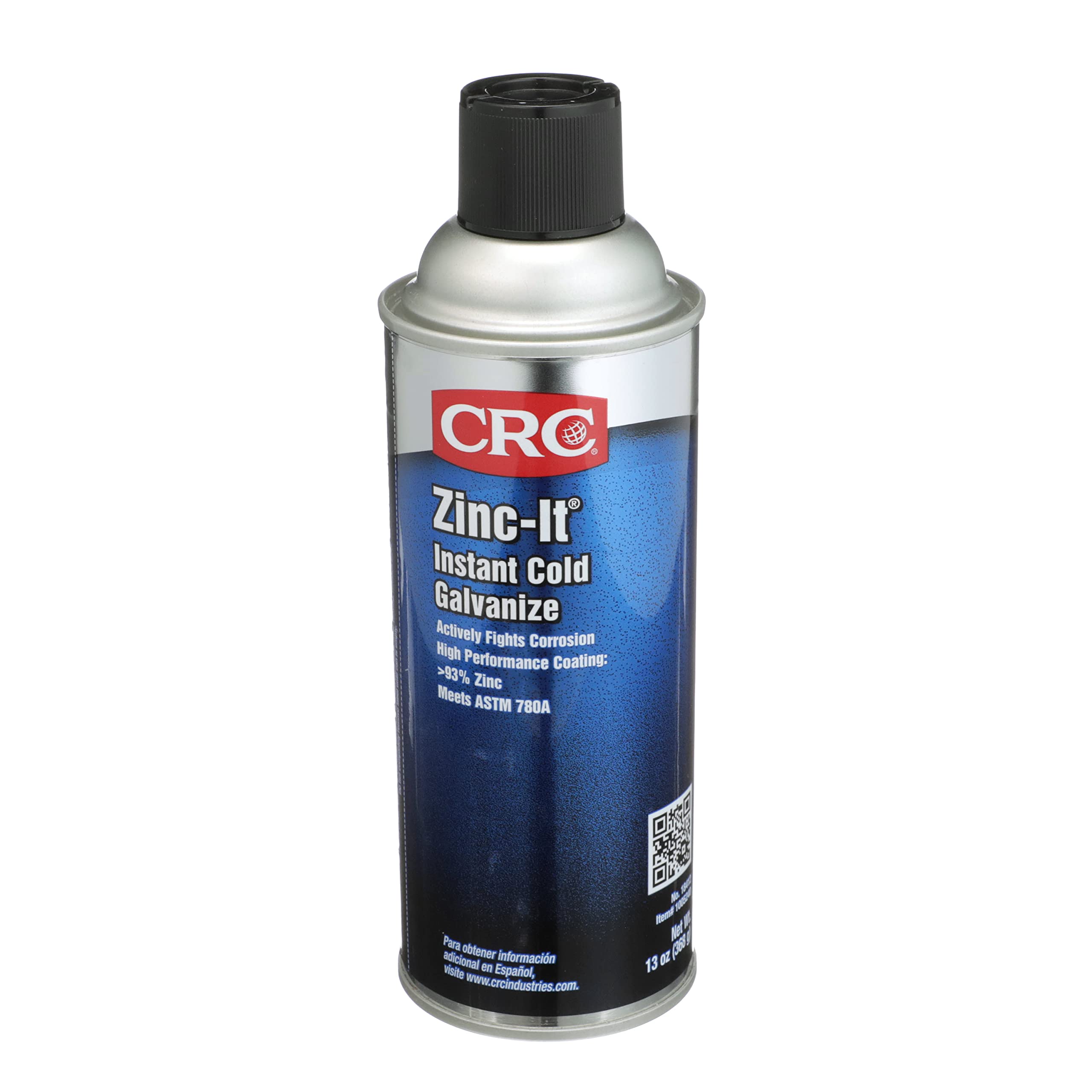 Crc Zinc-It Instant Cold Galvanize Zinc Rich Galvanize Coating 18412 13 Wt Oz., Quick-Dry Rust- Corrosion-Resistant Coating