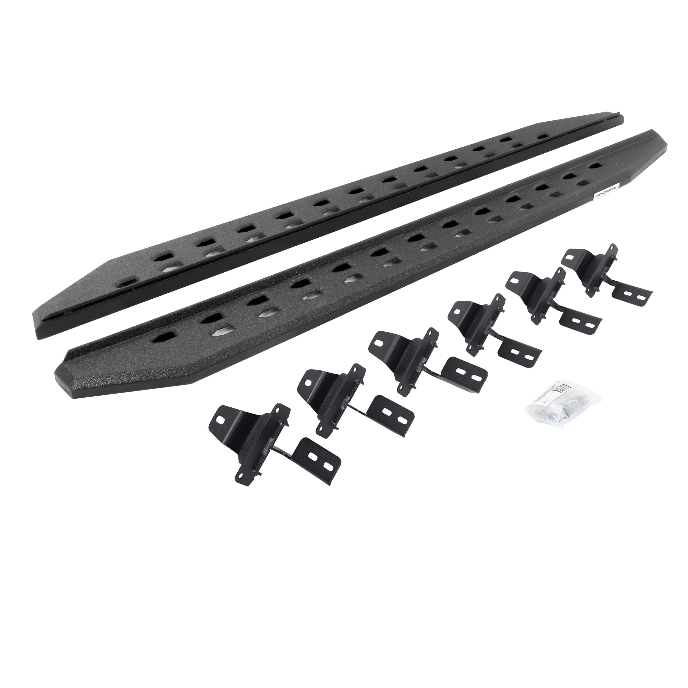 Go Rhino 69450673St Rb20 Slim Line Running Boards With Mounting Bracket Kit For Jeep 18-24 Wrangler (Sport Utility)