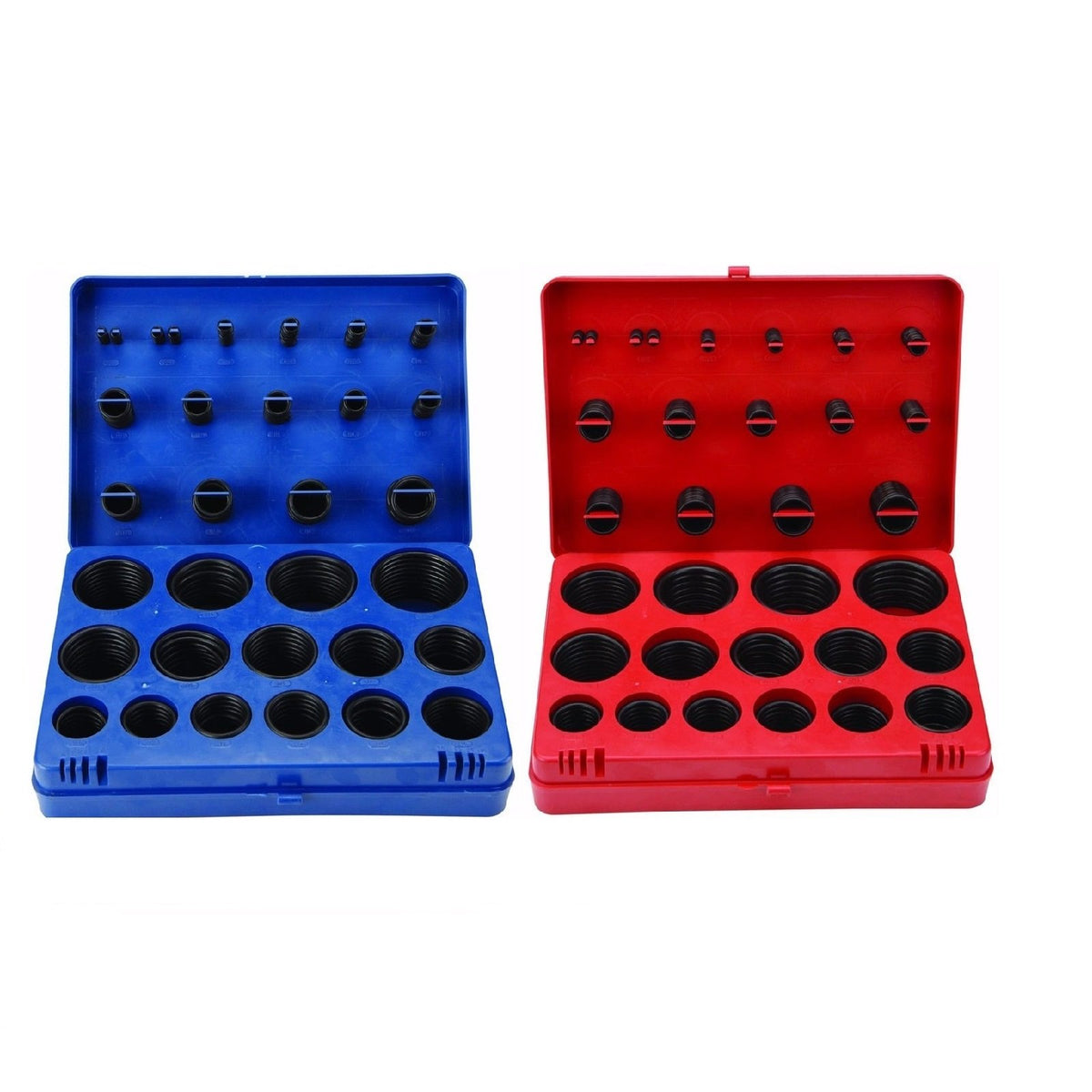 Sae Metric Rubber O-Ring Washer Assortment Kit Automotive Storage Case Oring Set
