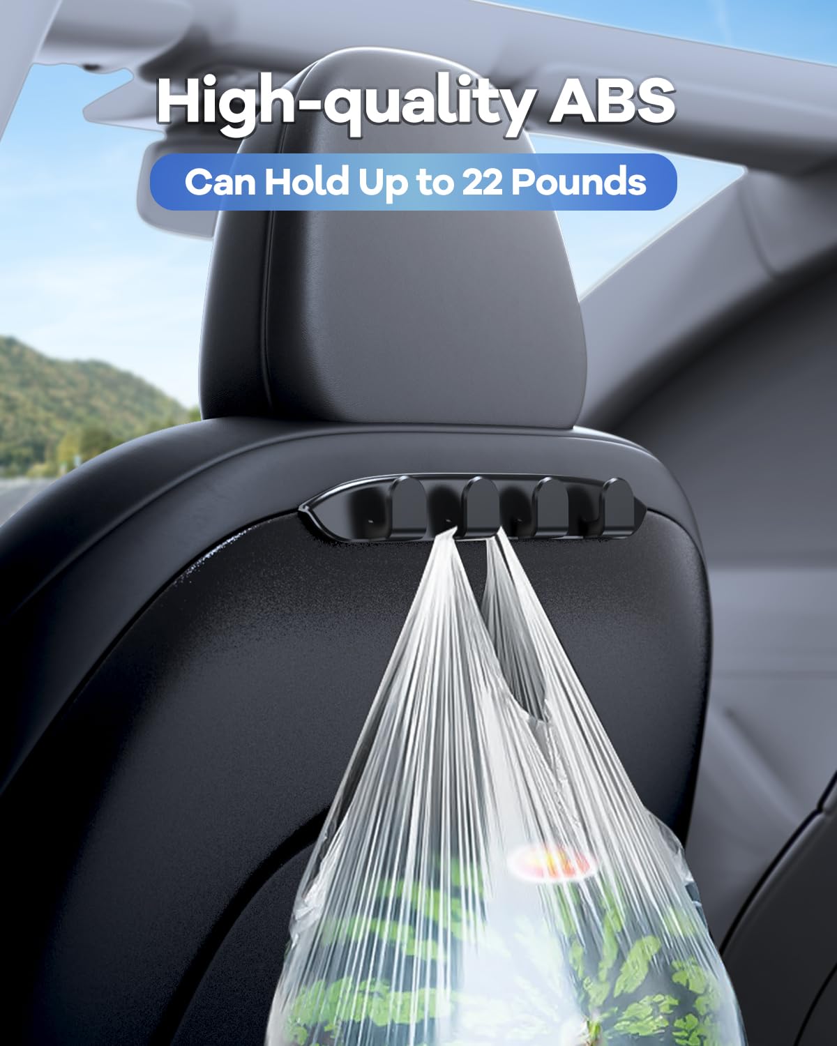 Dicmky 2 Pack Car Seat Hooks For Tesla Model Y Model 3 Accessories 2025 2024 2023 2022 2021, Purse Hanger For Car, Automotive Se