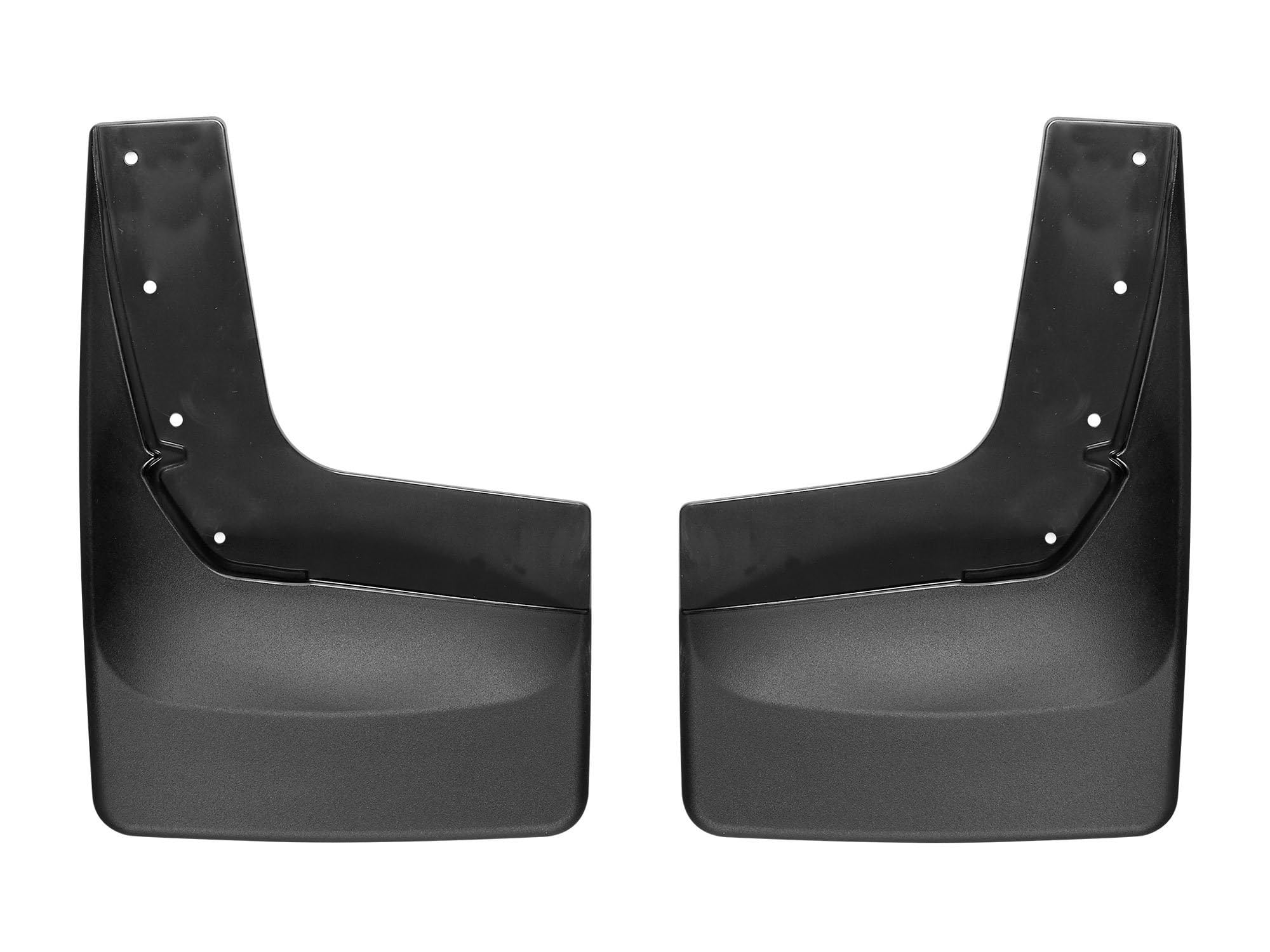 WeatherTech Custom No Drill Splash Guard MudFlaps for Ford Expedition Max - Rear Pair (120088), Black