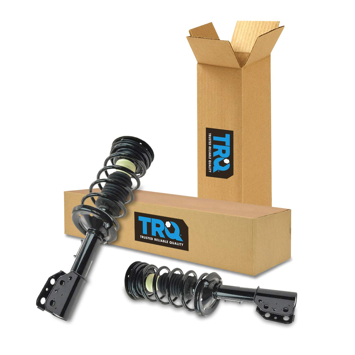 Trq Front Strut & Coil Spring Assembly Set Driver & Passenger Sides Compatible With 02-07 Saturn Vue