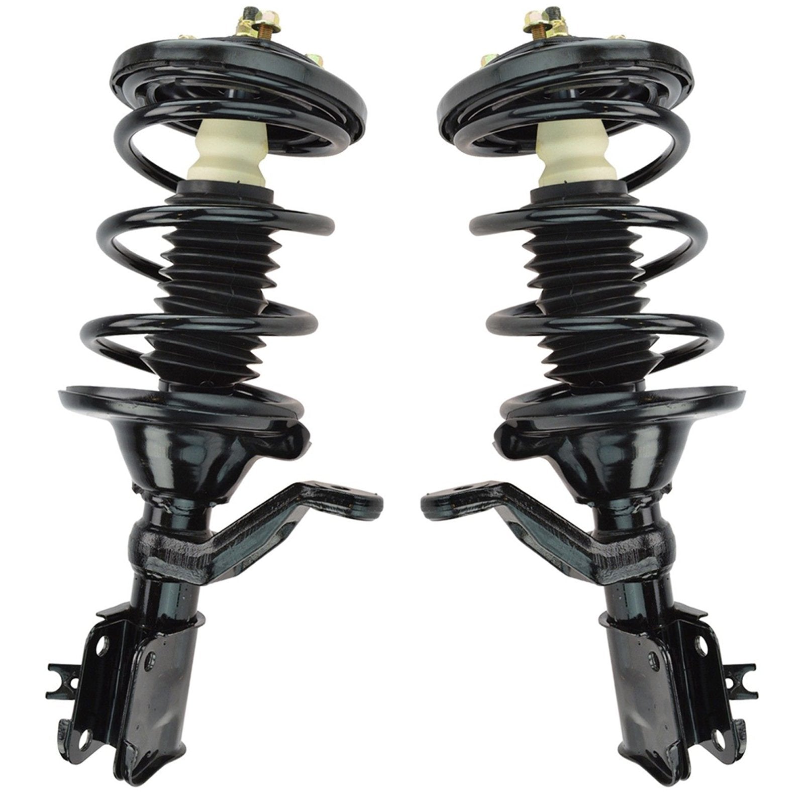 Trq Front Strut & Coil Spring Assembly Set Driver & Passenger Sides Compatible With 01-05 Honda Civic