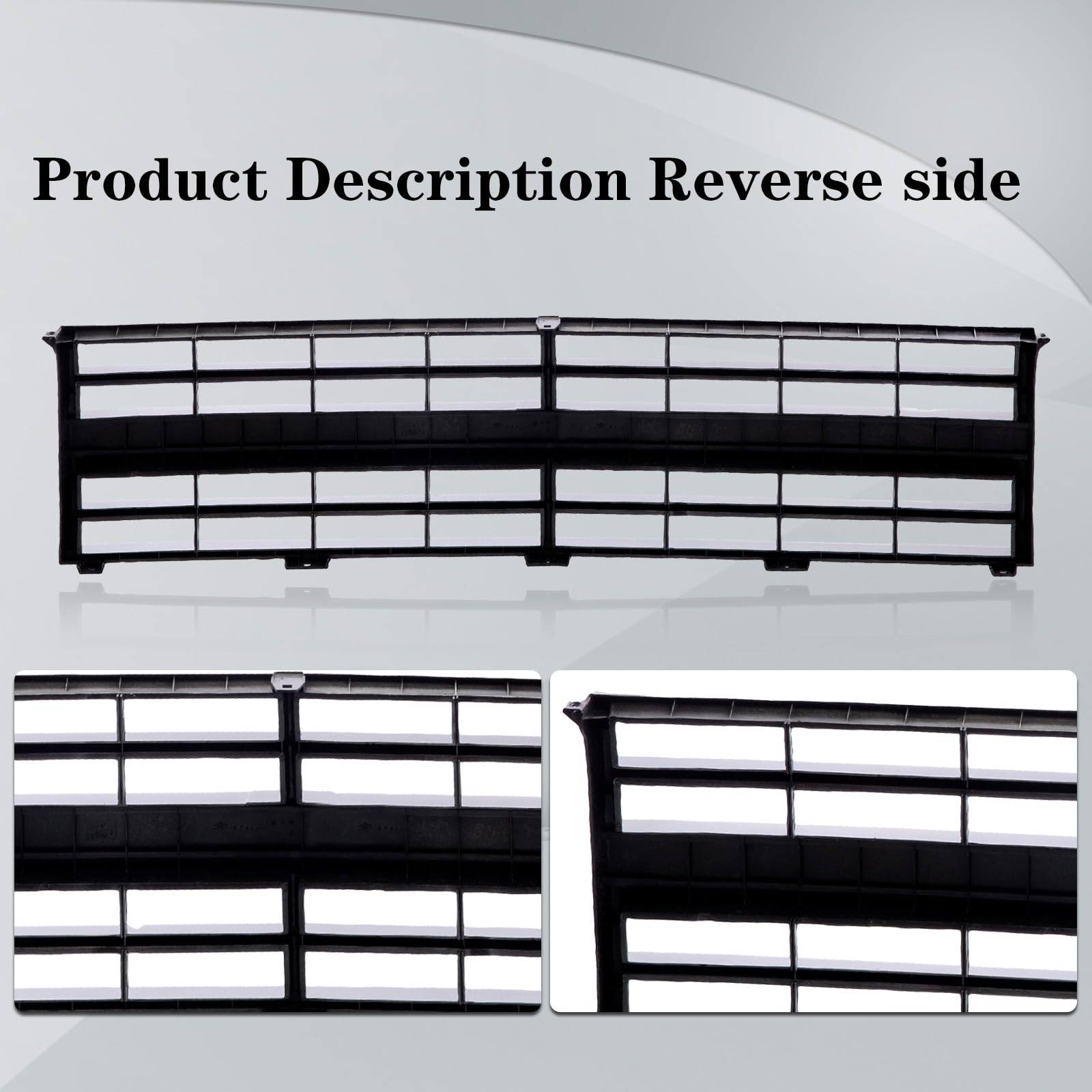 Carpartsdepot Front Grille Grill Silver Compatible With Chevrolet 1985-1988 C/K R/V 10 20 30 Series/Blazer Gm1200139 15554910 Without Molding Hole & Emblem Provision