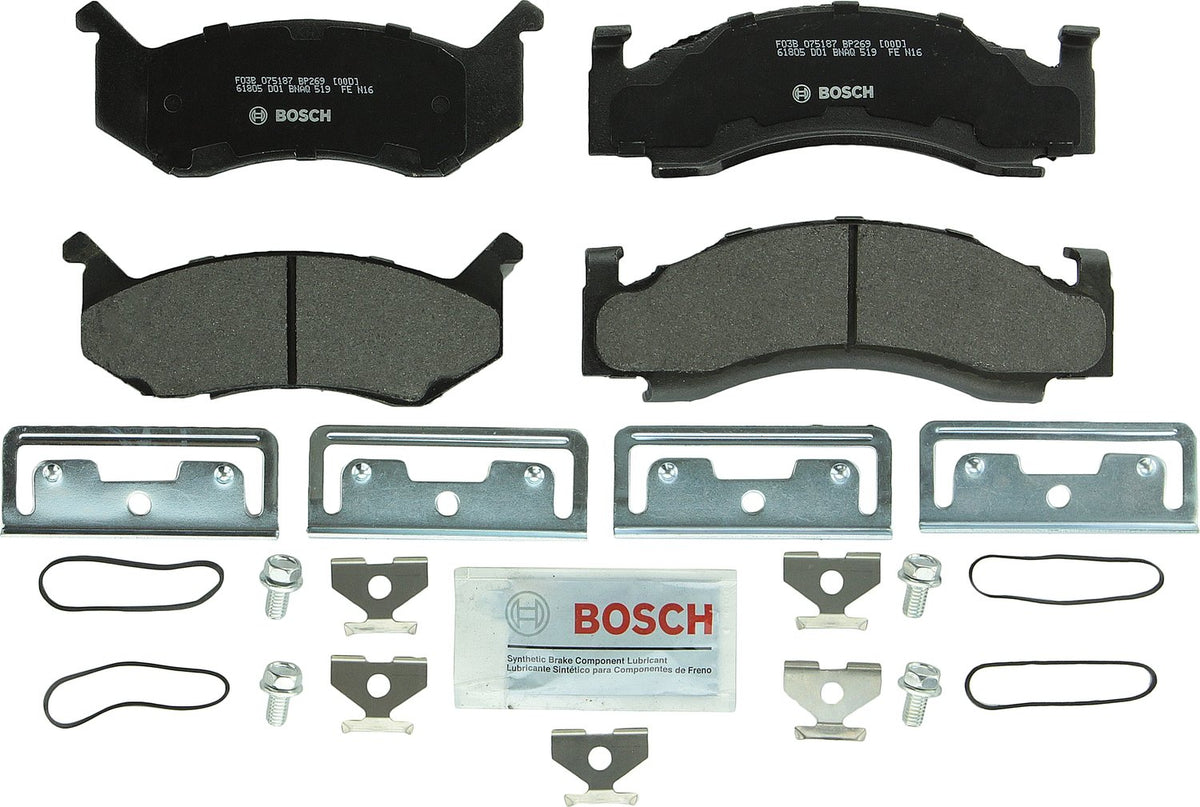 BOSCH BP269 QuietCast Premium Semi-Metallic Disc Brake Pad Set - Compatible with Select Dodge B150/250/350, B1500/2500/3500, D10