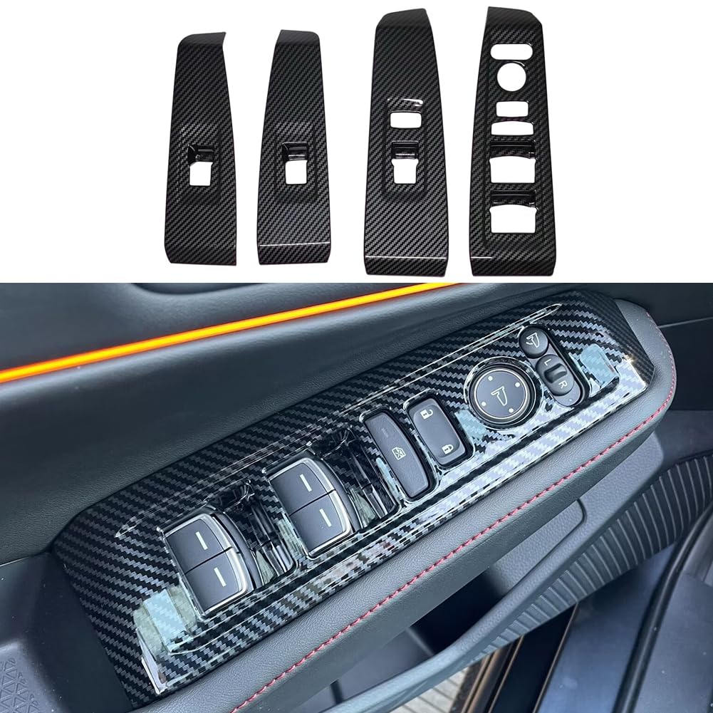 AOKIO Compatible with 2023 2024 2025 Honda Accord Accessories Door Window Switch Panel Cover Window Control Button Trim for (Car