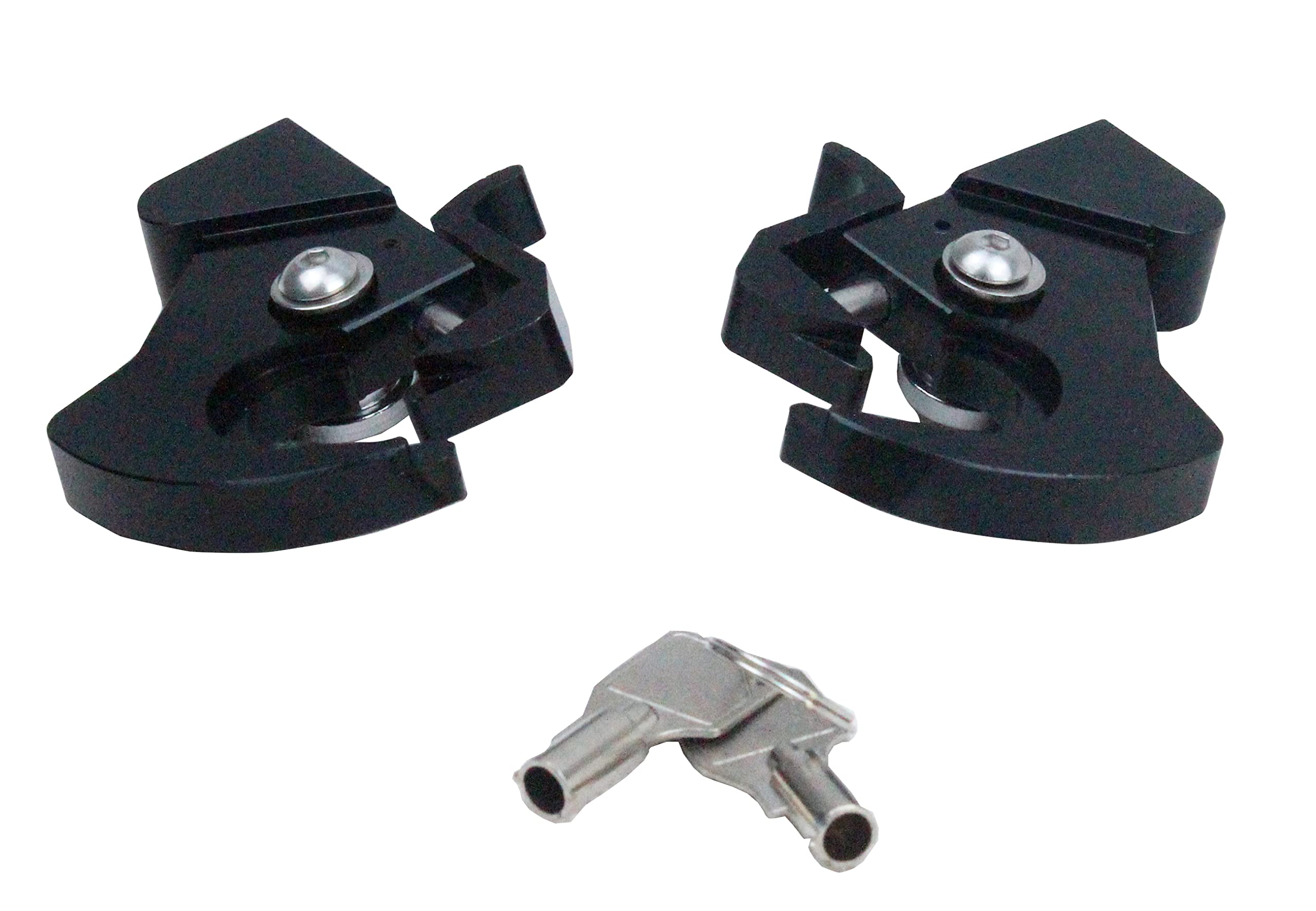 Yhmoto Detachable Rotary Docking Latches With Locks For Harley Davidson Sissy Bar Uprights And Luggage Racks