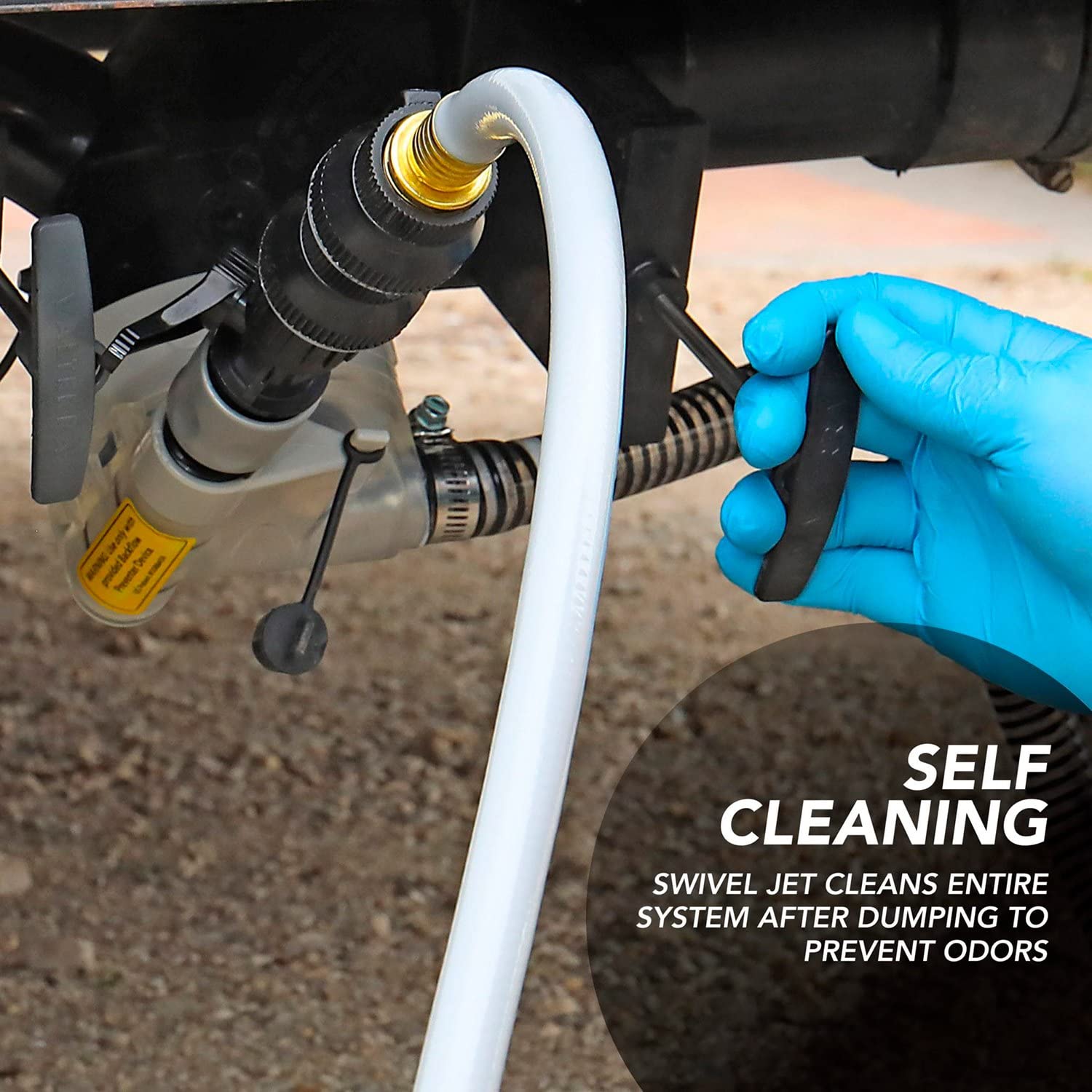 Valterra Ss01 Rv Trailer Camper Sanitation Sewer Solution