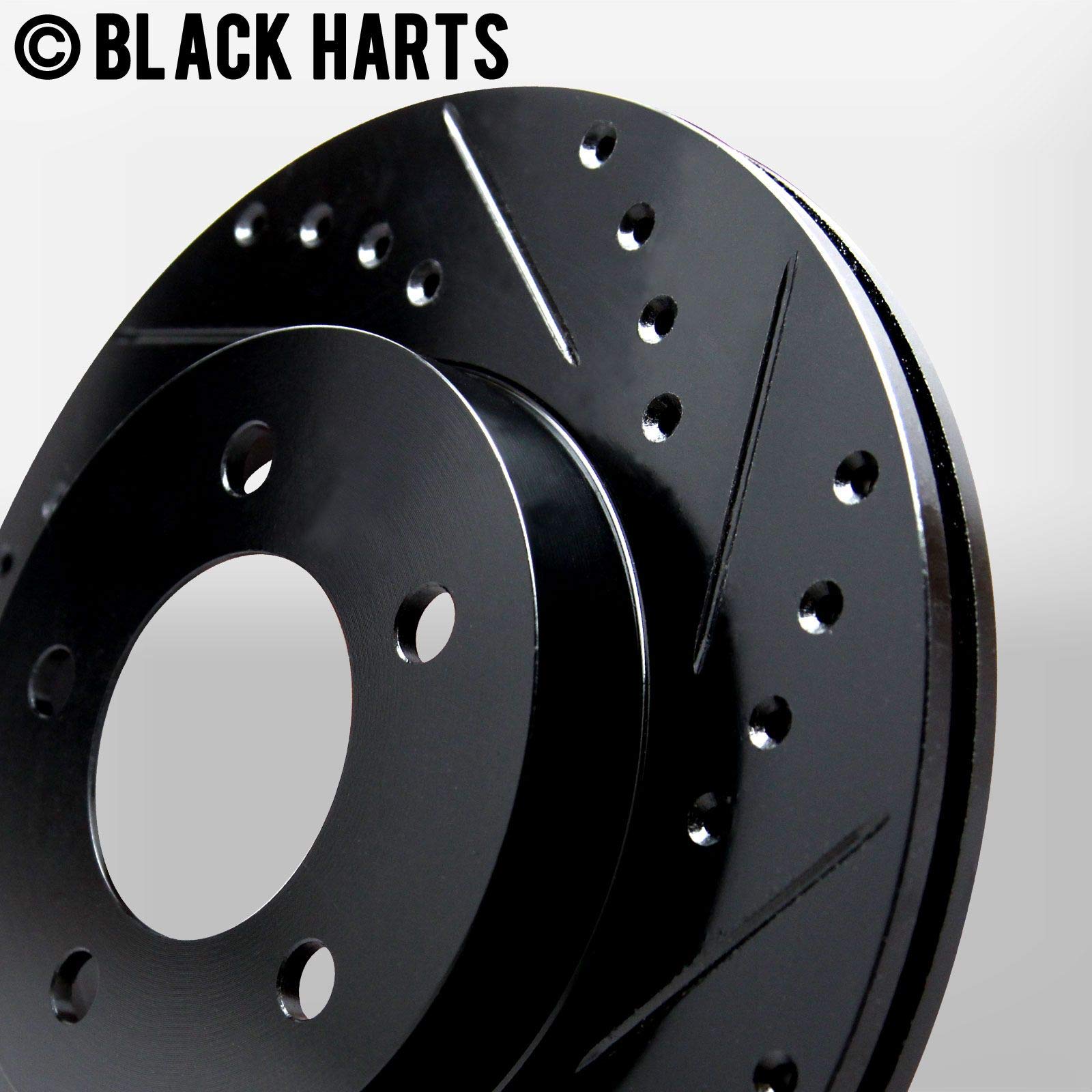 Hart Brakes Front Brakes And Rotors Kit |Front Brake Pads| Brake Rotors And Pads| Heavy Duty Brake Pads And Rotors |Fits 2004-20