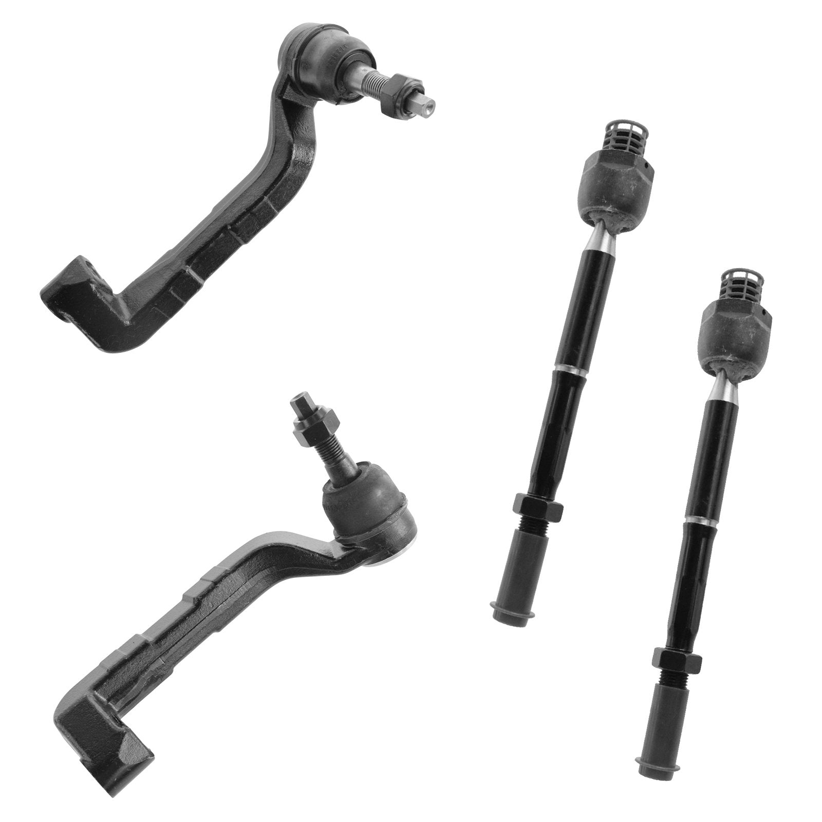 Trq Front Tie Rod Set Compatible With 2005-2010 Chrysler 300 2007-2010 Dodge Charger 2005-2008 Magnum