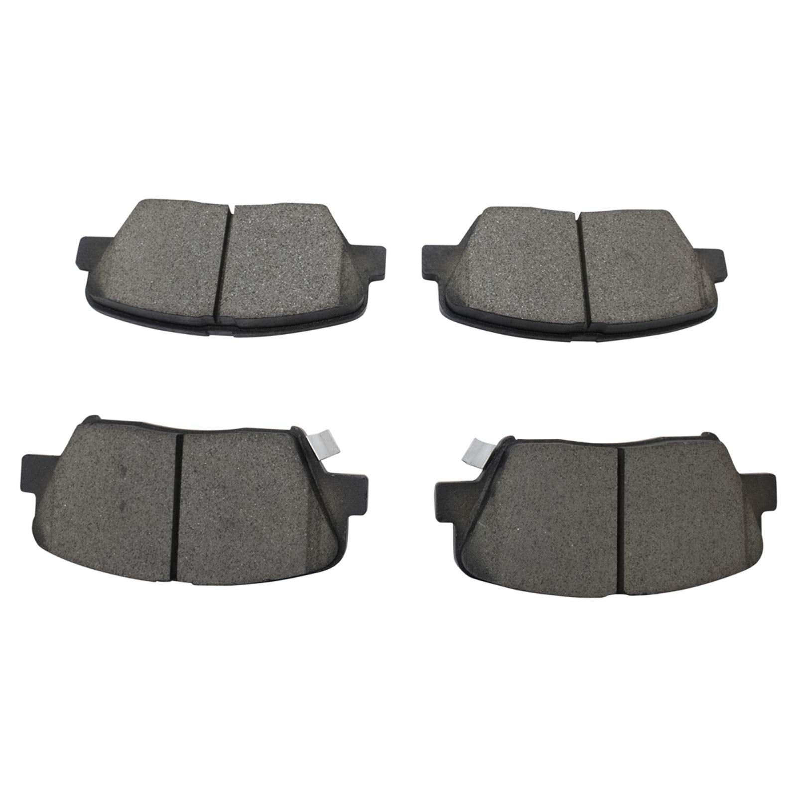 TRQ Front Brake Pads Ceramic Compatible with 2012-2017 Hyundai Azera 2010-2012 Santa Fe 2013-2018 Santa Fe Sport 2011-2015 Kia S