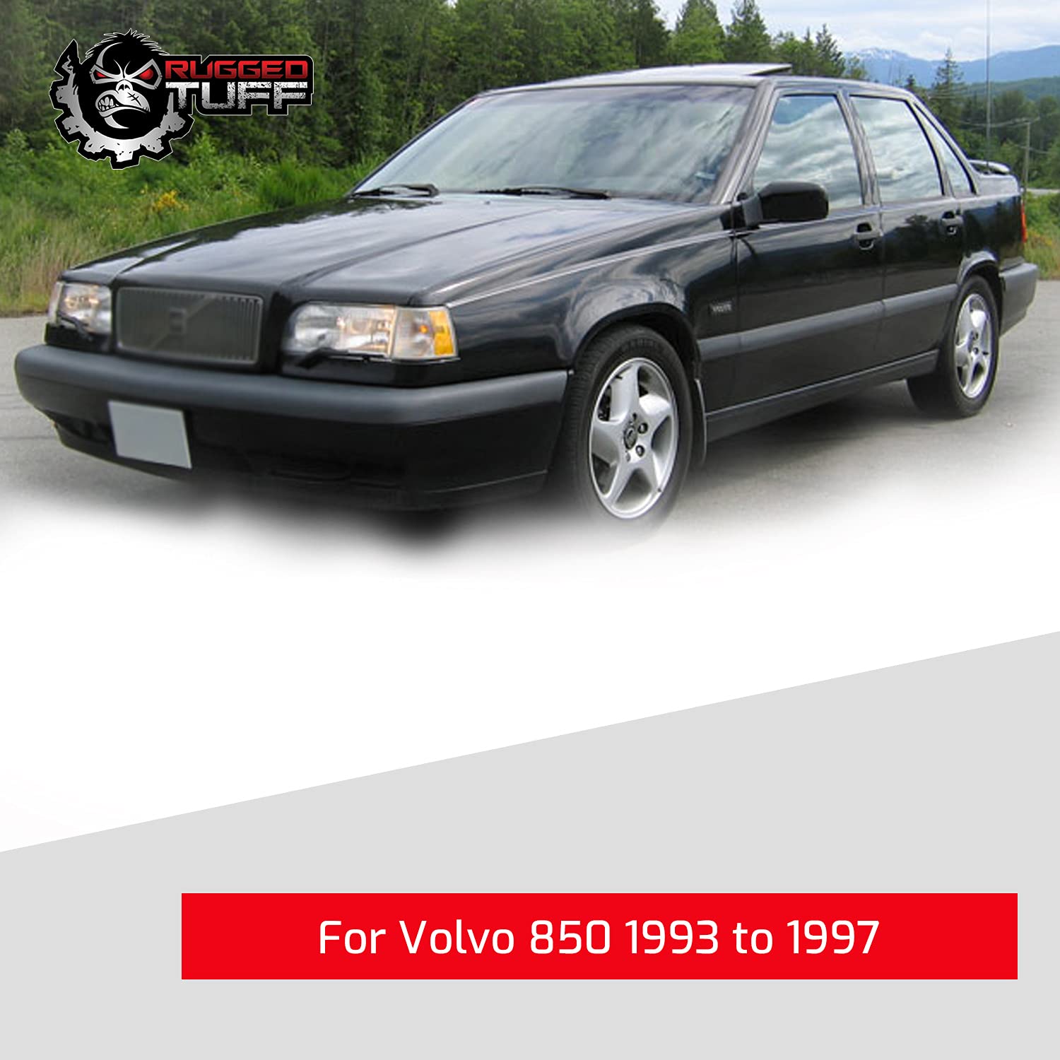 Exactafit 8223R Passenger Side Mirror Glass Replacement Repair Compatible With 1993-2004 Volvo 850, C70, S40, S70, V40, V70