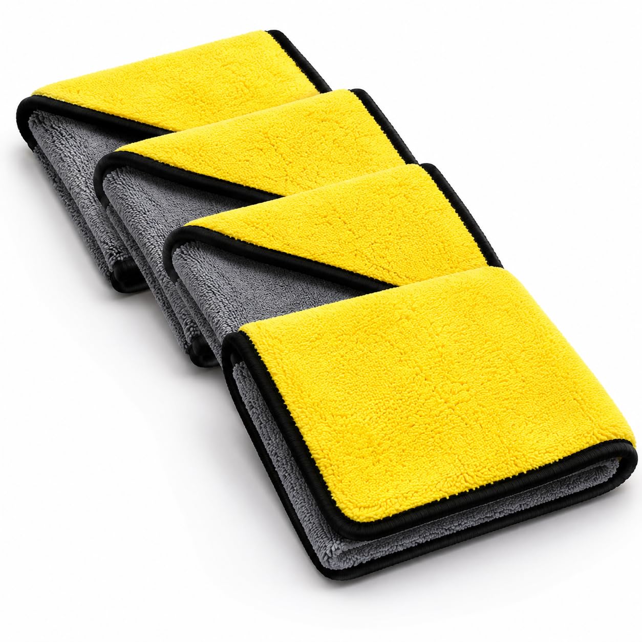 ADR Luxe Microfiber Cleaning Cloths 500 GSM 40x40cm Pack of 4