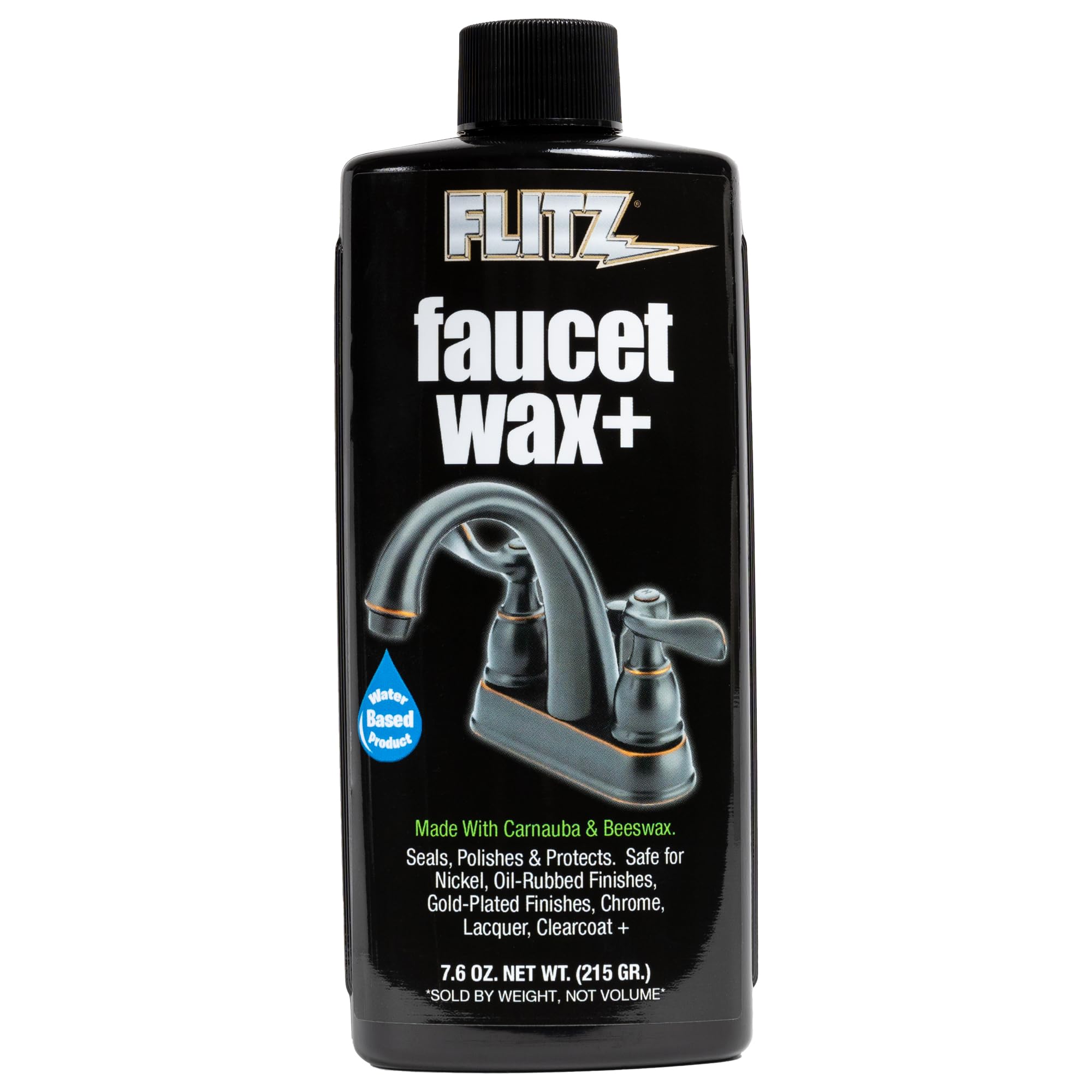 Flitz Faucet Waxx Plus - 7.6Oz Bottle