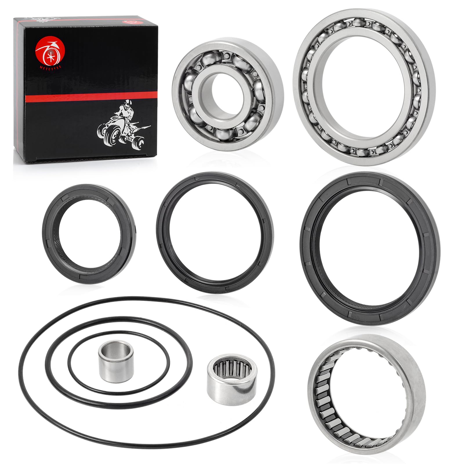 Rear Differential Bearing & Seal Kit For Yamaha Bear Tracker Big Bear Bruin Grizzly Wolverine Kodiak 250 350 400 450