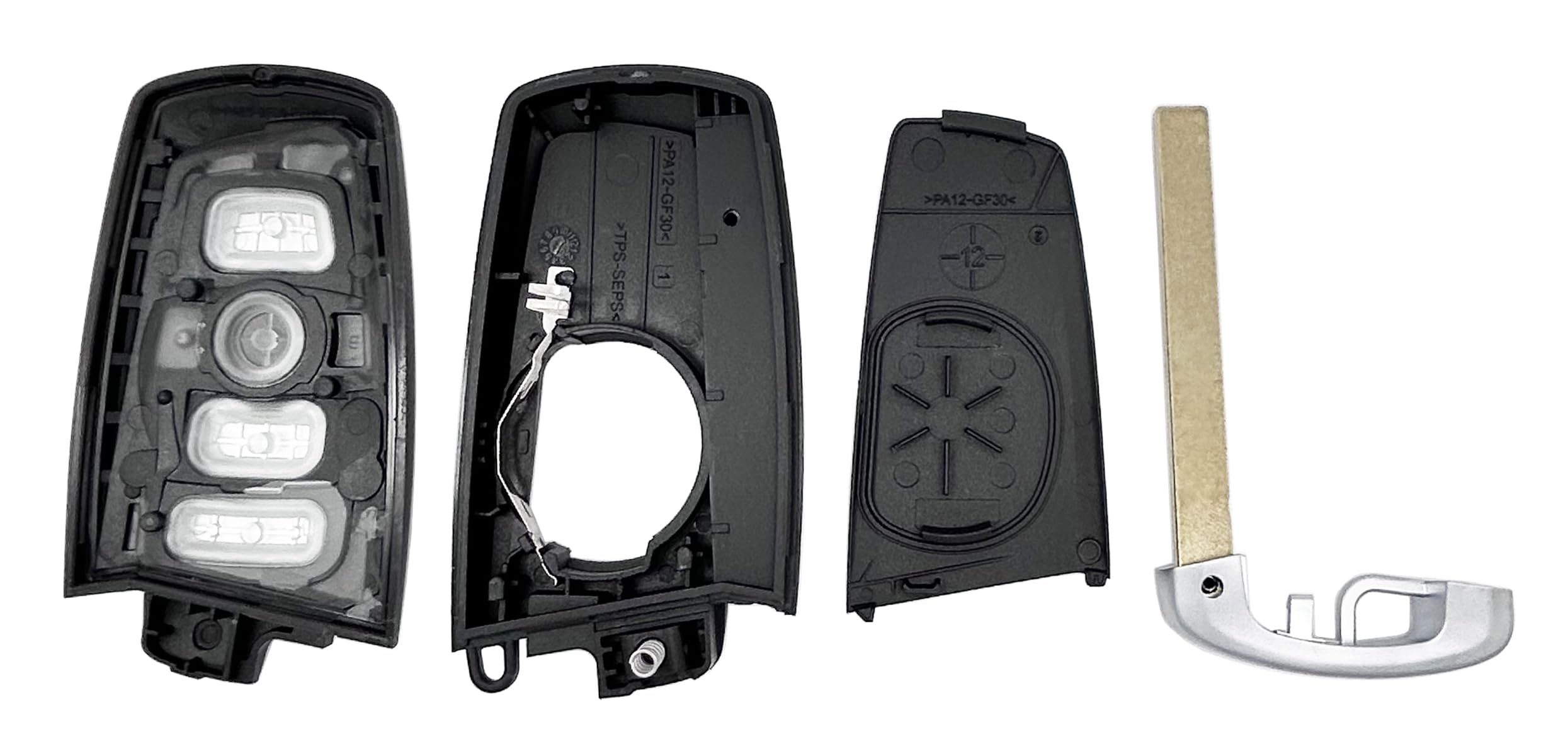 Replacement Keyless Entry Key Fob Cover fit for BMW 1 2 3 4 5 6 7 Series X1 X3 X5 M2 M3 M5 F Series 235ix 320 E90 E92 E93 F10 F2