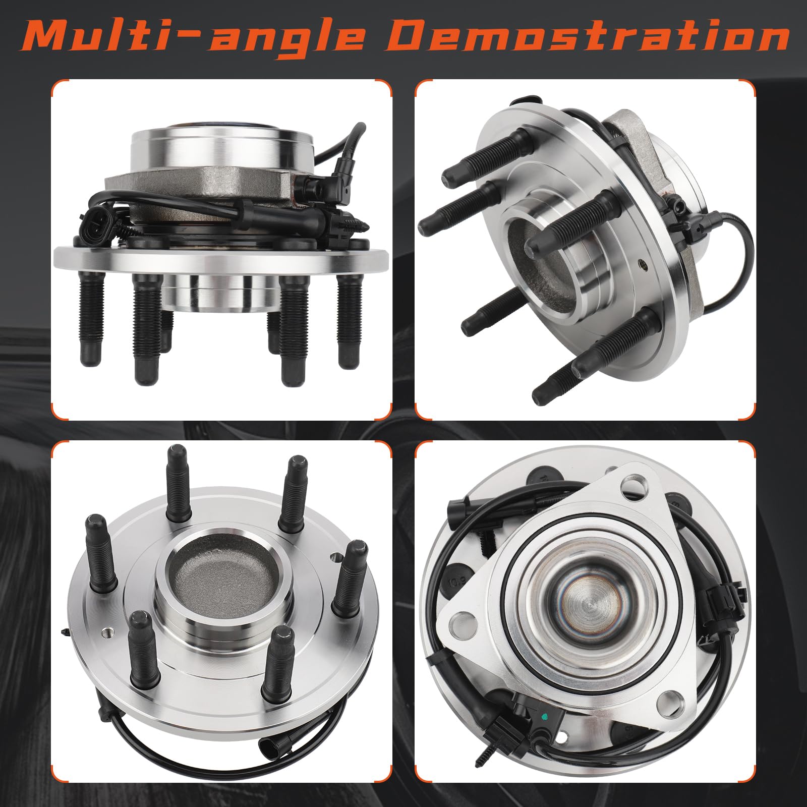 Drivestar ?2Wd Only? 515054 Front Driver Or Passenger Side Wheel Hub And Bearing Assembly For Chevy Silverado 1500 1999-2006, For Gmc Sierra 1500/Yukon 2000-06, For Cadillac Escalade 02-06, 6-Lug