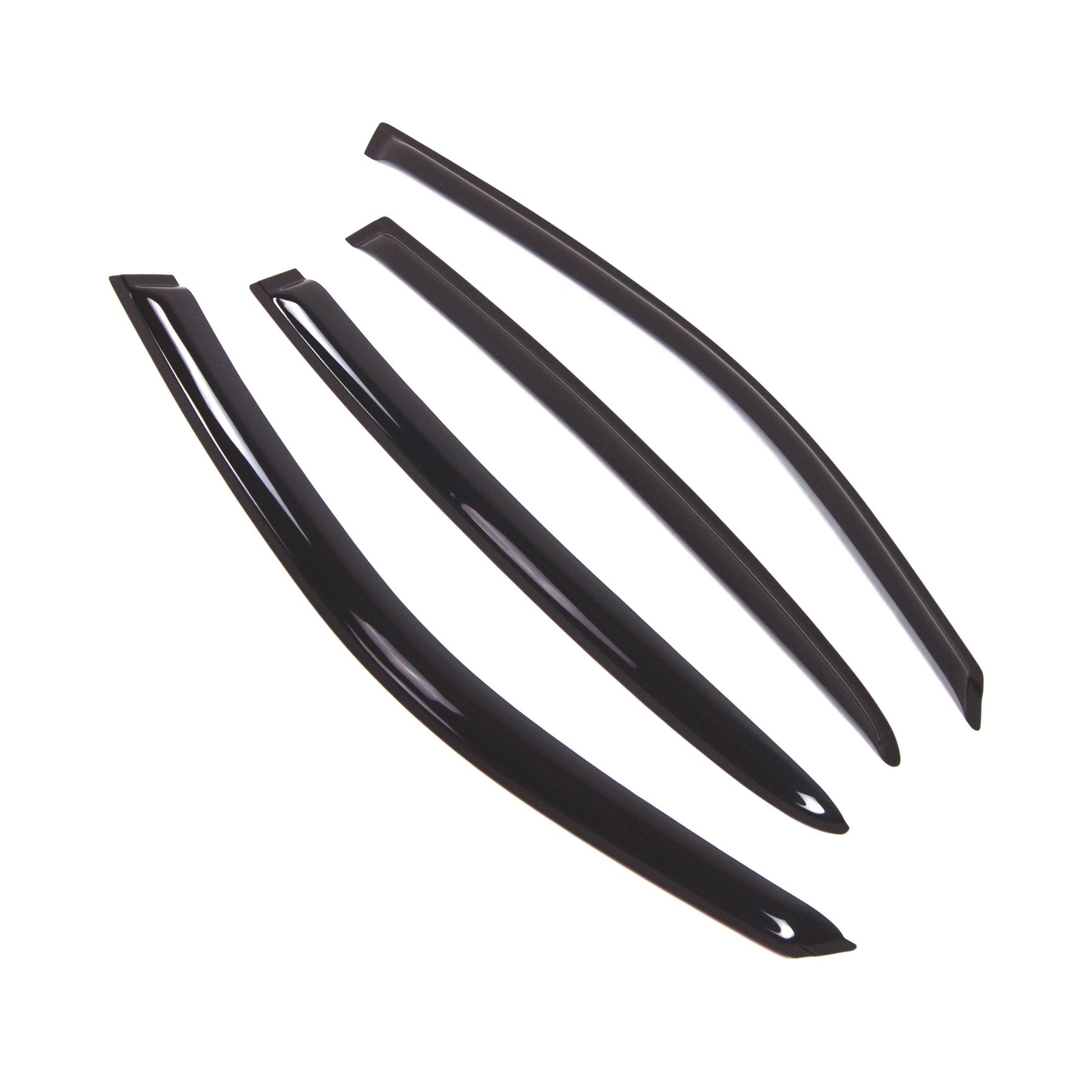 Tuningpros Outside Mount Window Vent Visors Rain Guards Compatible With Dodge Charger 2011-2016 | Side Window Wind Deflectors Ra