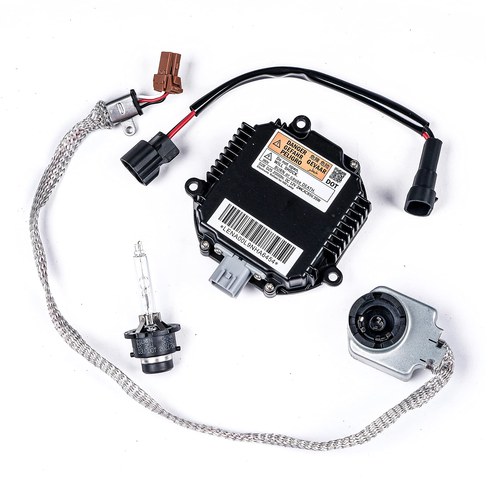 28474-89904 Xenon Hid Headlight Ballast Control Unit W/D2S Bulb & Igniter Module Compatible With Infiniti Ex35 Fx35 G35 Jx35 M35