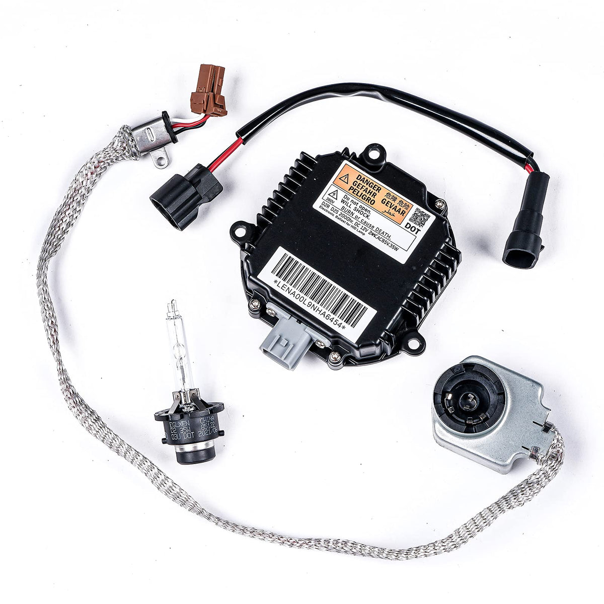 28474-89904 Xenon Hid Headlight Ballast Control Unit W/D2S Bulb & Igniter Module Compatible With Infiniti Ex35 Fx35 G35 Jx35 M35
